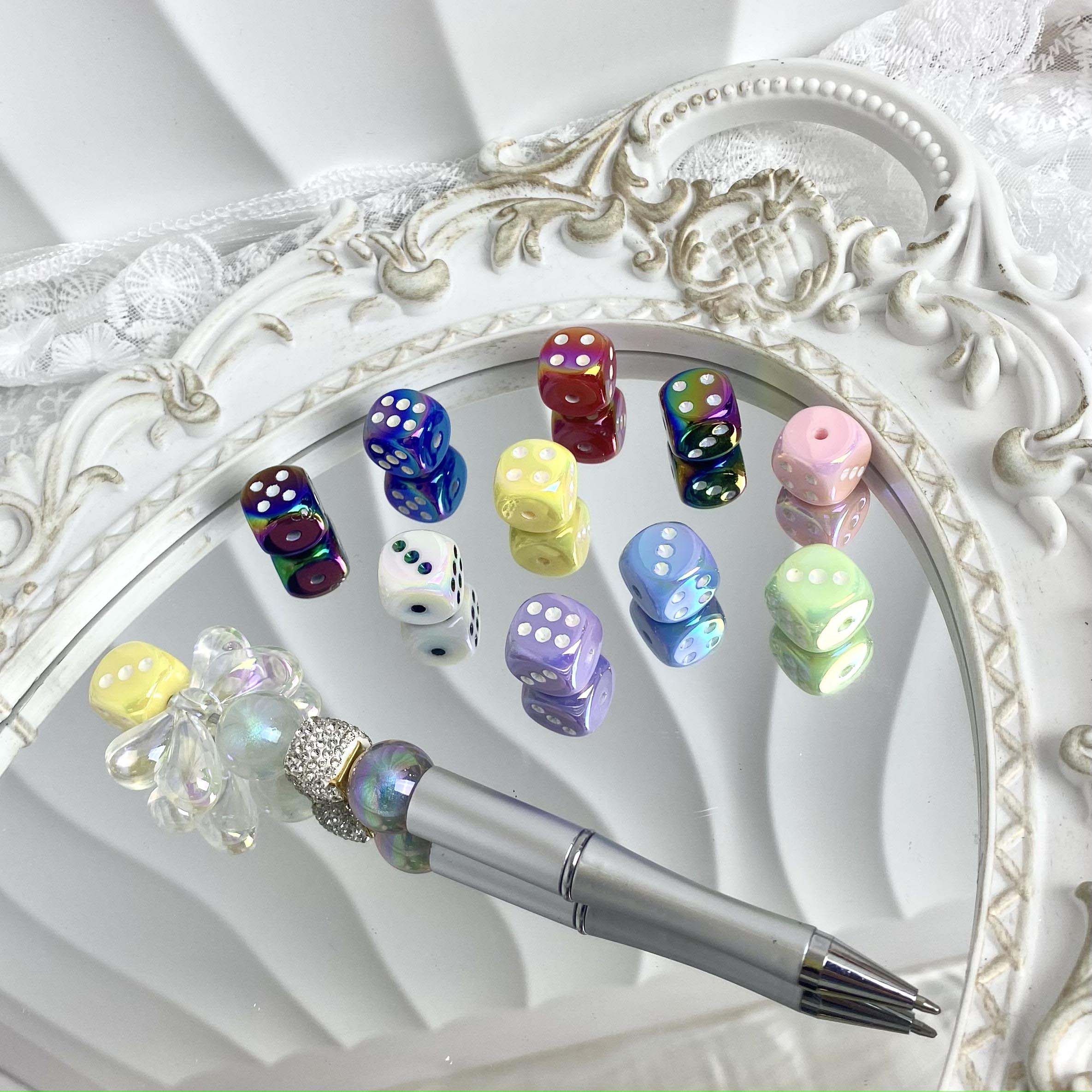 Acrylic Beads Pen Beads for DIY Pen or DIY Phone Chain Key Chain Bracelet Necklace#AB1204#