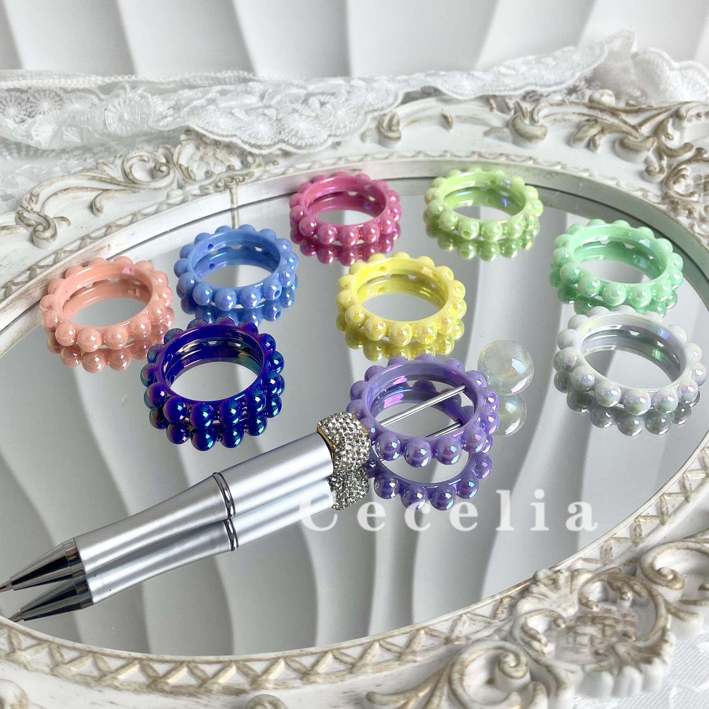 Acrylic Beads Pen Beads for DIY Pen or DIY Phone Chain Key Chain Bracelet Necklace#AB1207#