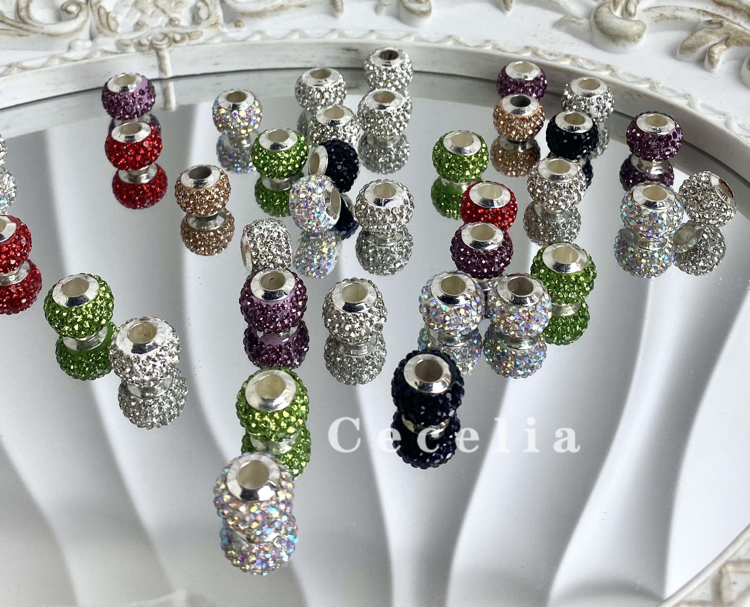 Rhinestone Beads for DIY Pen or DIY Phone Chain Key Chain Bracelet Necklace#RB1610#