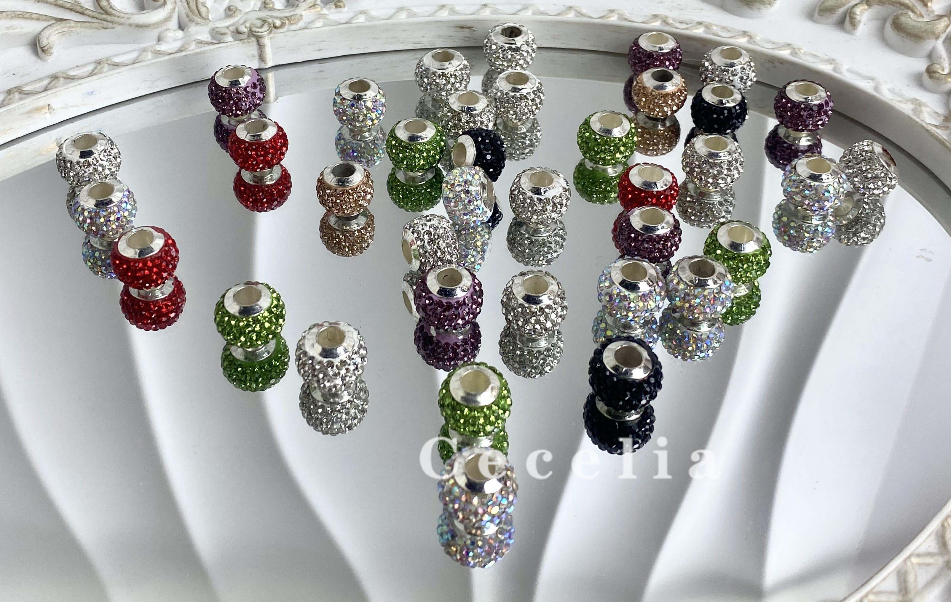 Rhinestone Beads for DIY Pen or DIY Phone Chain Key Chain Bracelet Necklace#RB1610#