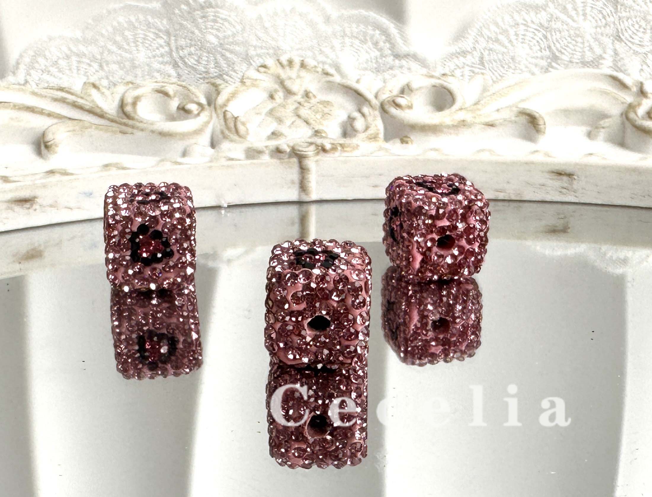 Rhinestone Beads for DIY Pen or DIY Phone Chain Key Chain Bracelet Necklace#RB1614#