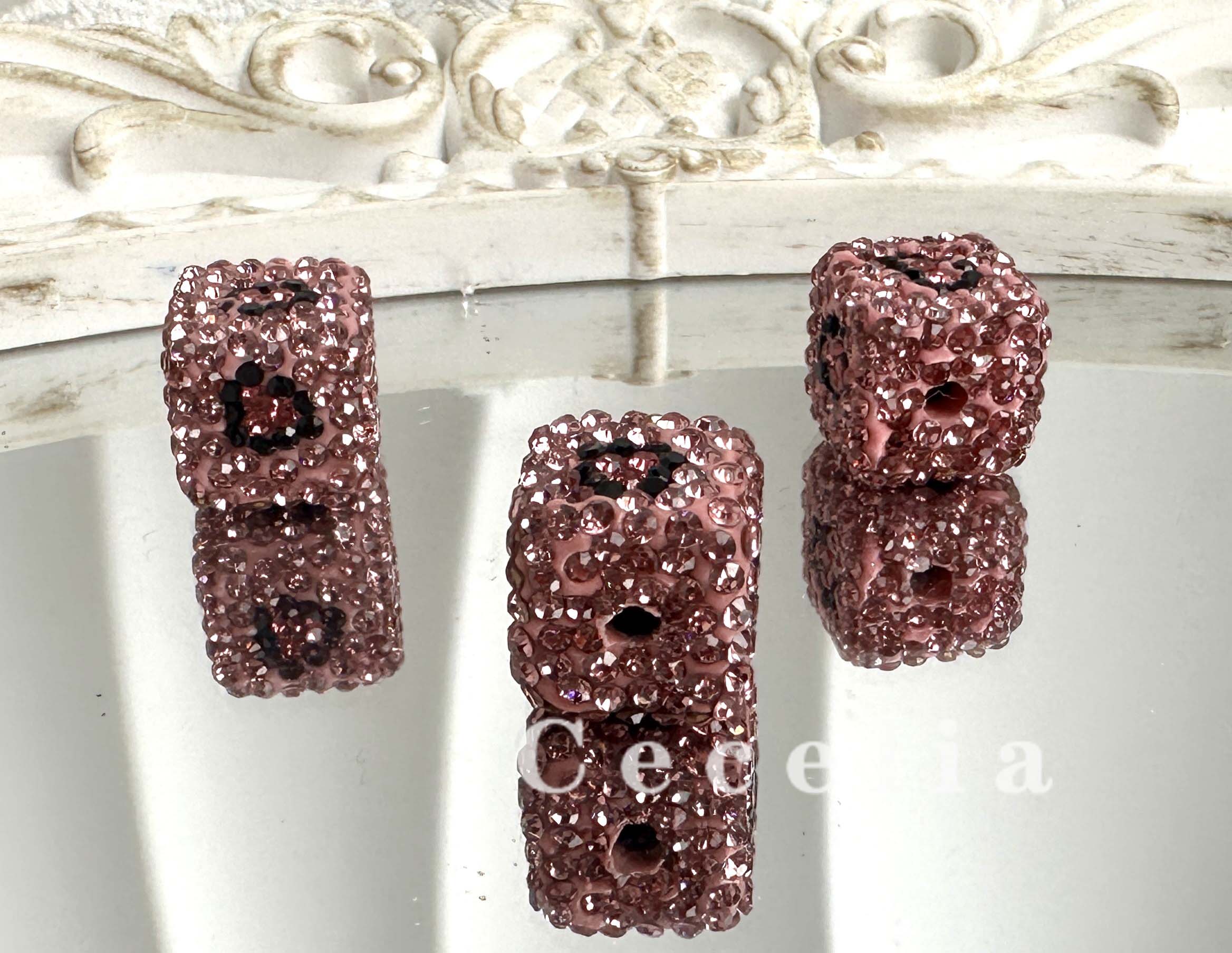 Rhinestone Beads for DIY Pen or DIY Phone Chain Key Chain Bracelet Necklace#RB1614#