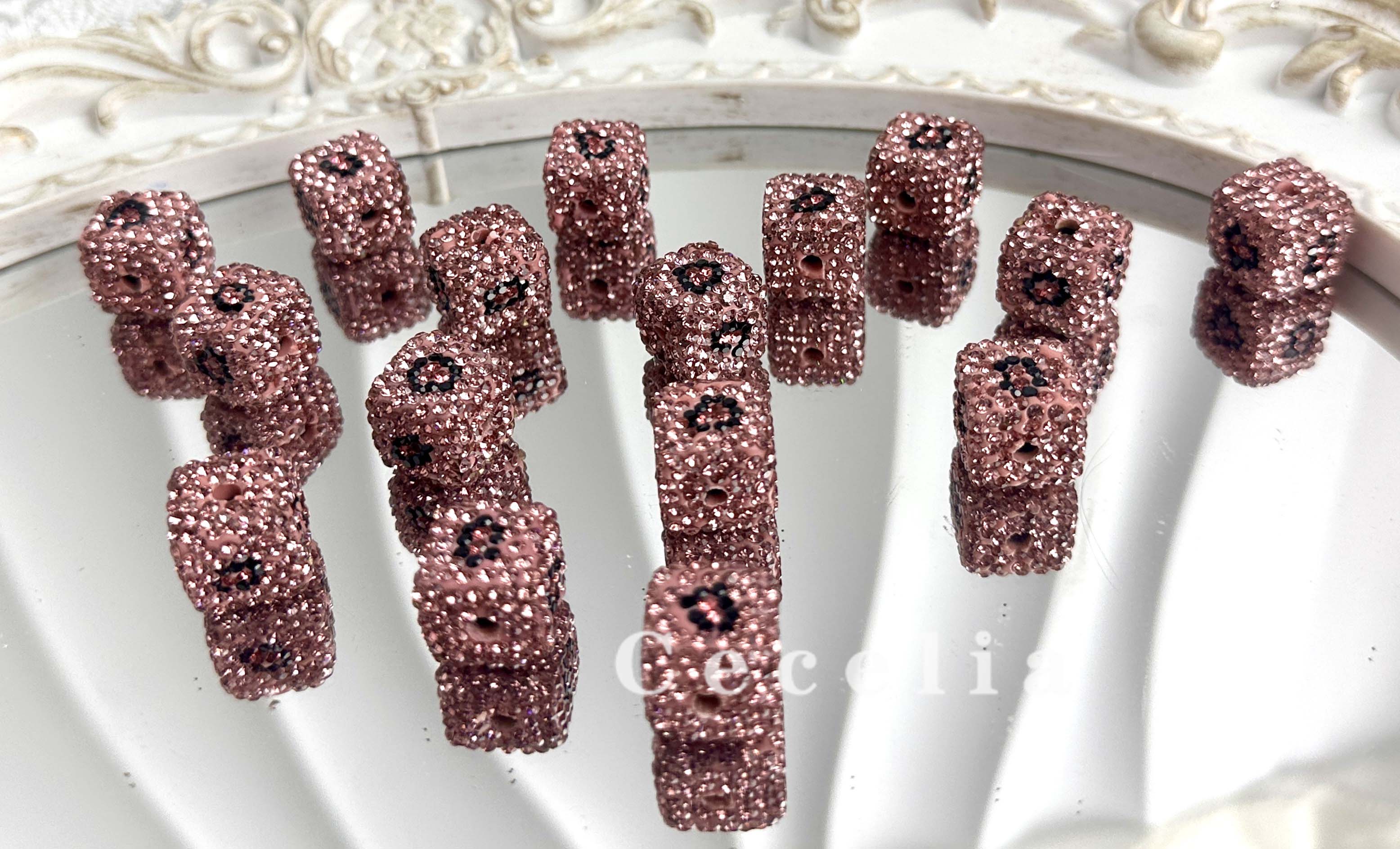 Rhinestone Beads for DIY Pen or DIY Phone Chain Key Chain Bracelet Necklace#RB1614#