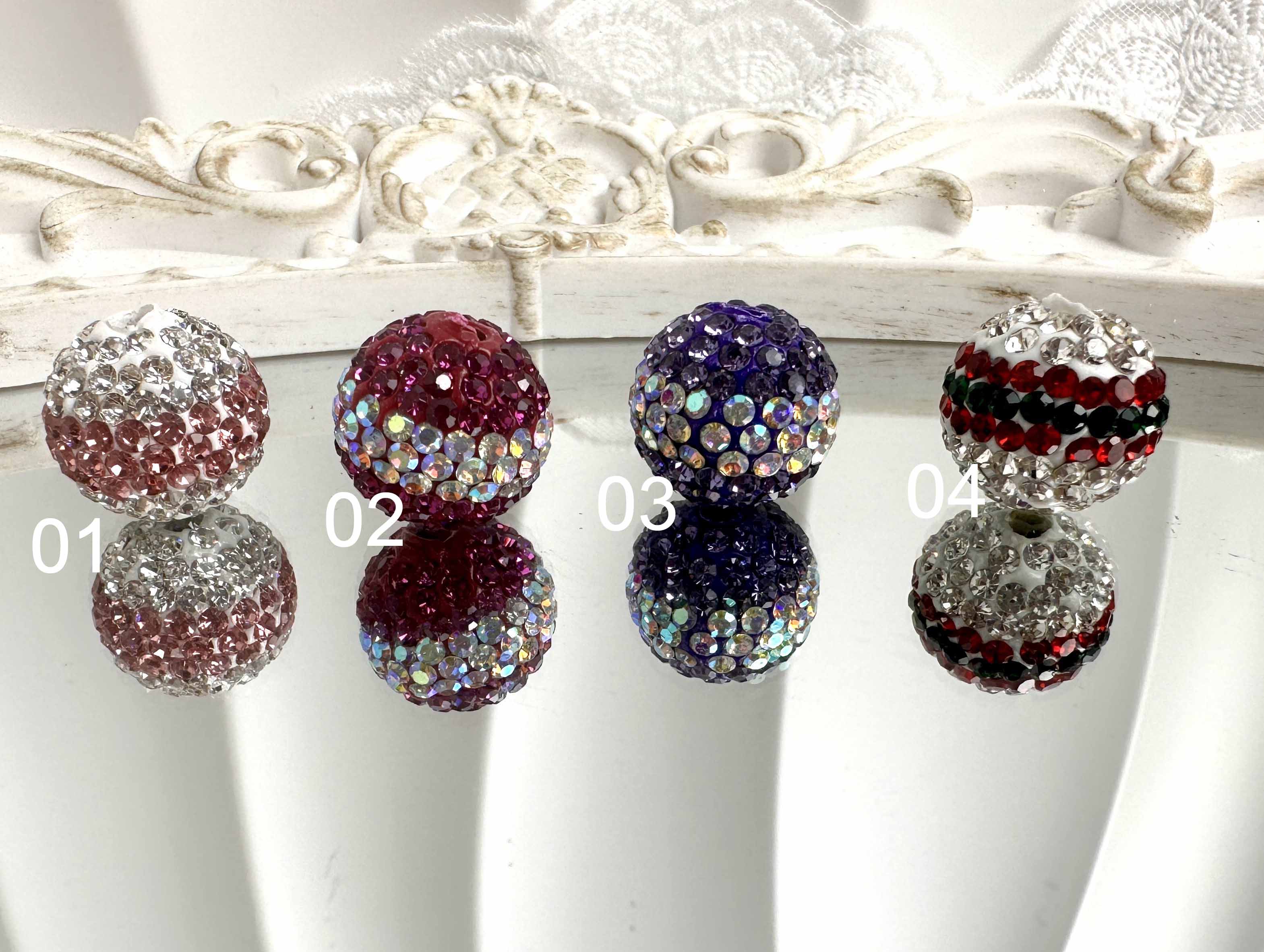 Rhinestone Beads for DIY Pen or DIY Phone Chain Key Chain Bracelet Necklace#RB1602#