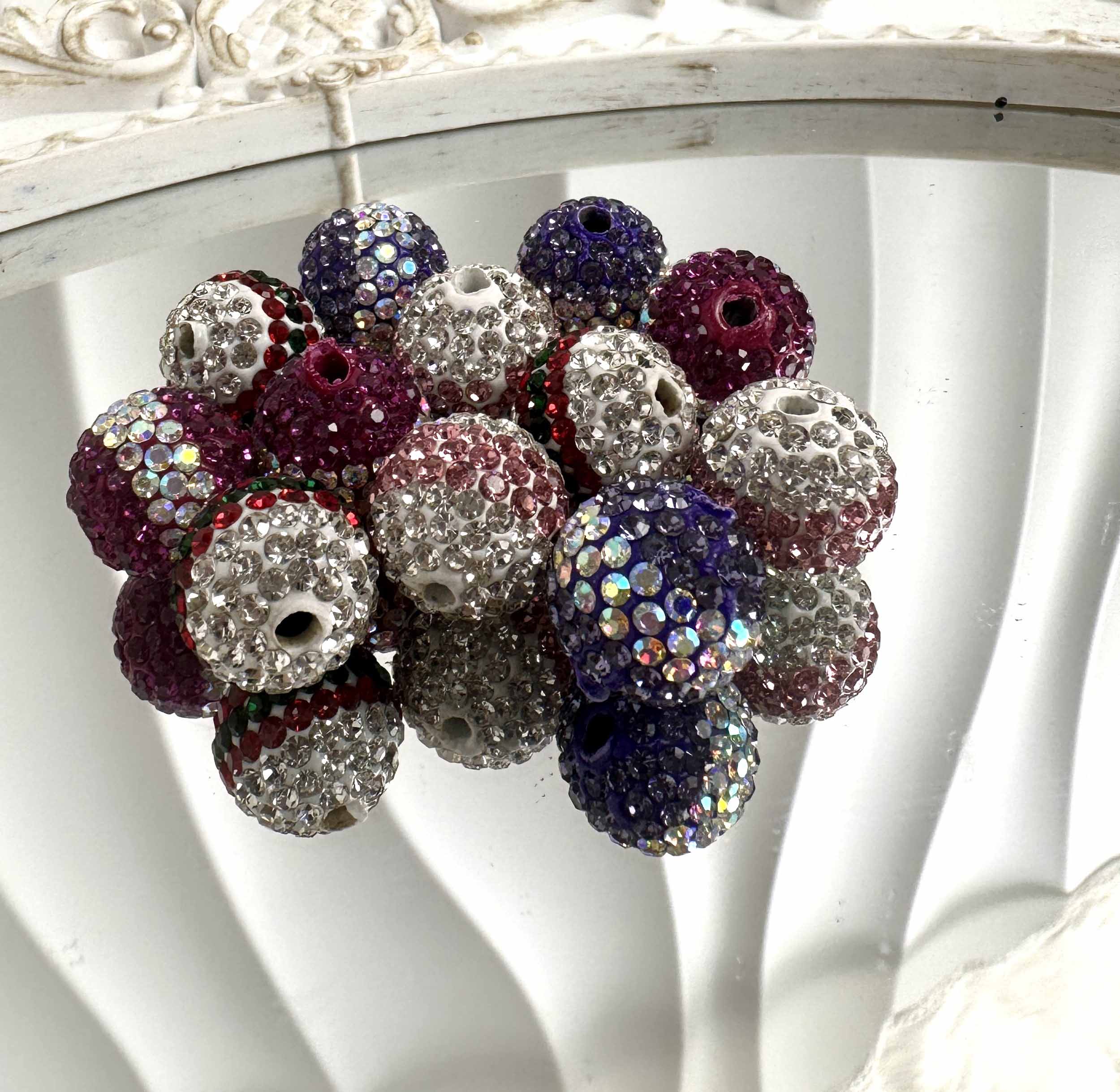 Rhinestone Beads for DIY Pen or DIY Phone Chain Key Chain Bracelet Necklace#RB1602#