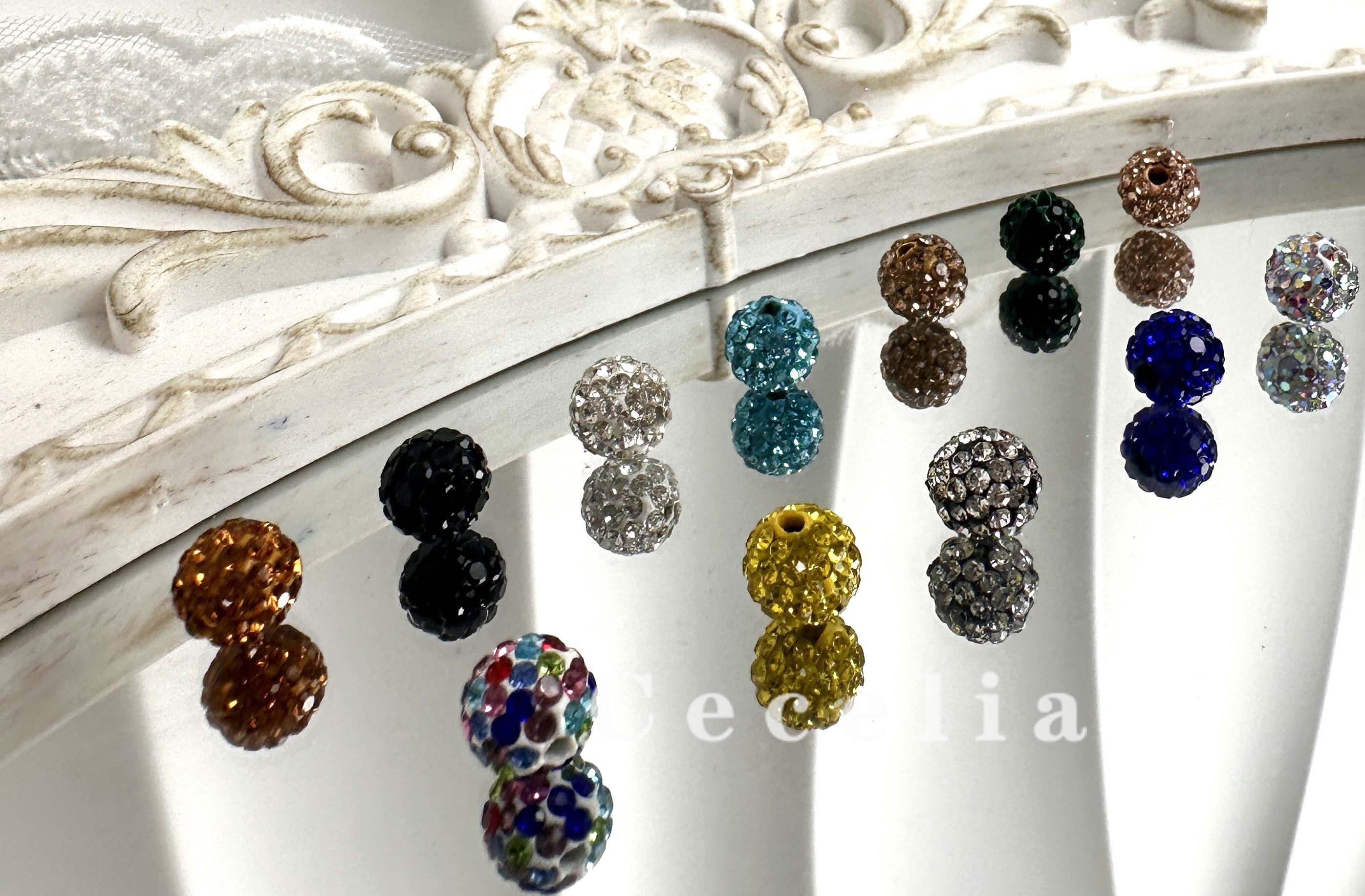 Rhinestone Beads for DIY Pen or DIY Phone Chain Key Chain Bracelet Necklace#RB1613#