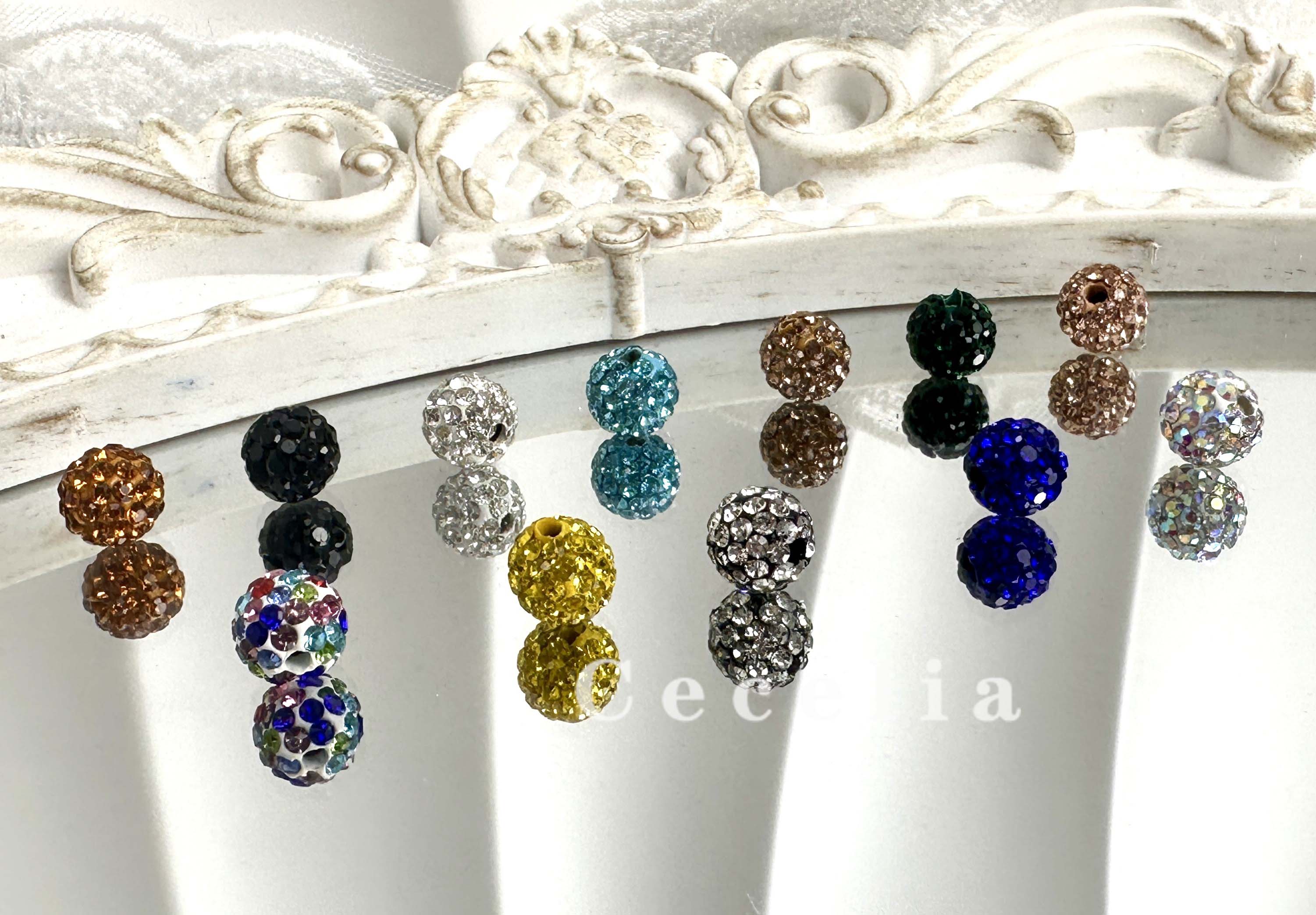 Rhinestone Beads for DIY Pen or DIY Phone Chain Key Chain Bracelet Necklace#RB1613#