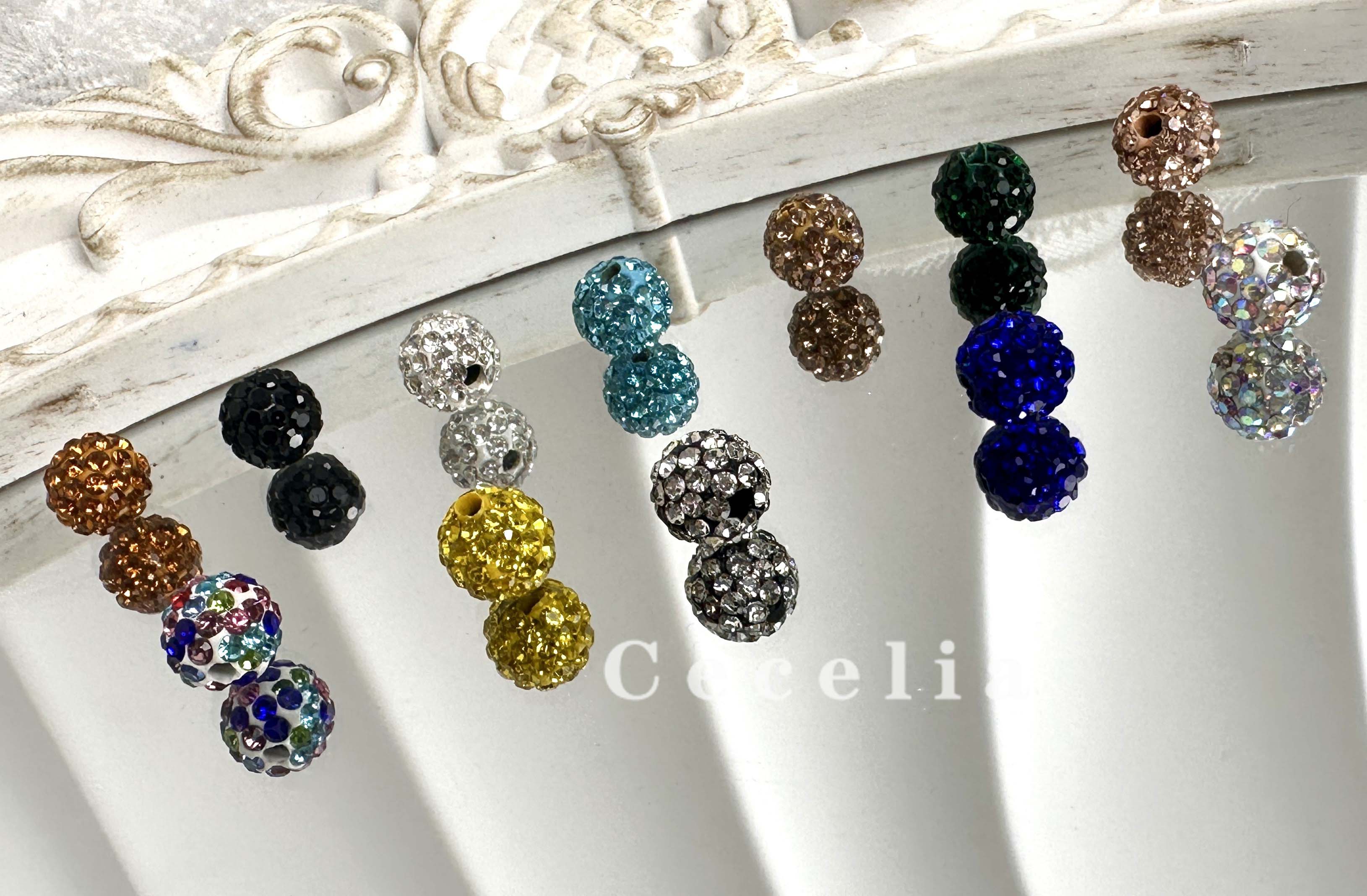 Rhinestone Beads for DIY Pen or DIY Phone Chain Key Chain Bracelet Necklace#RB1613#