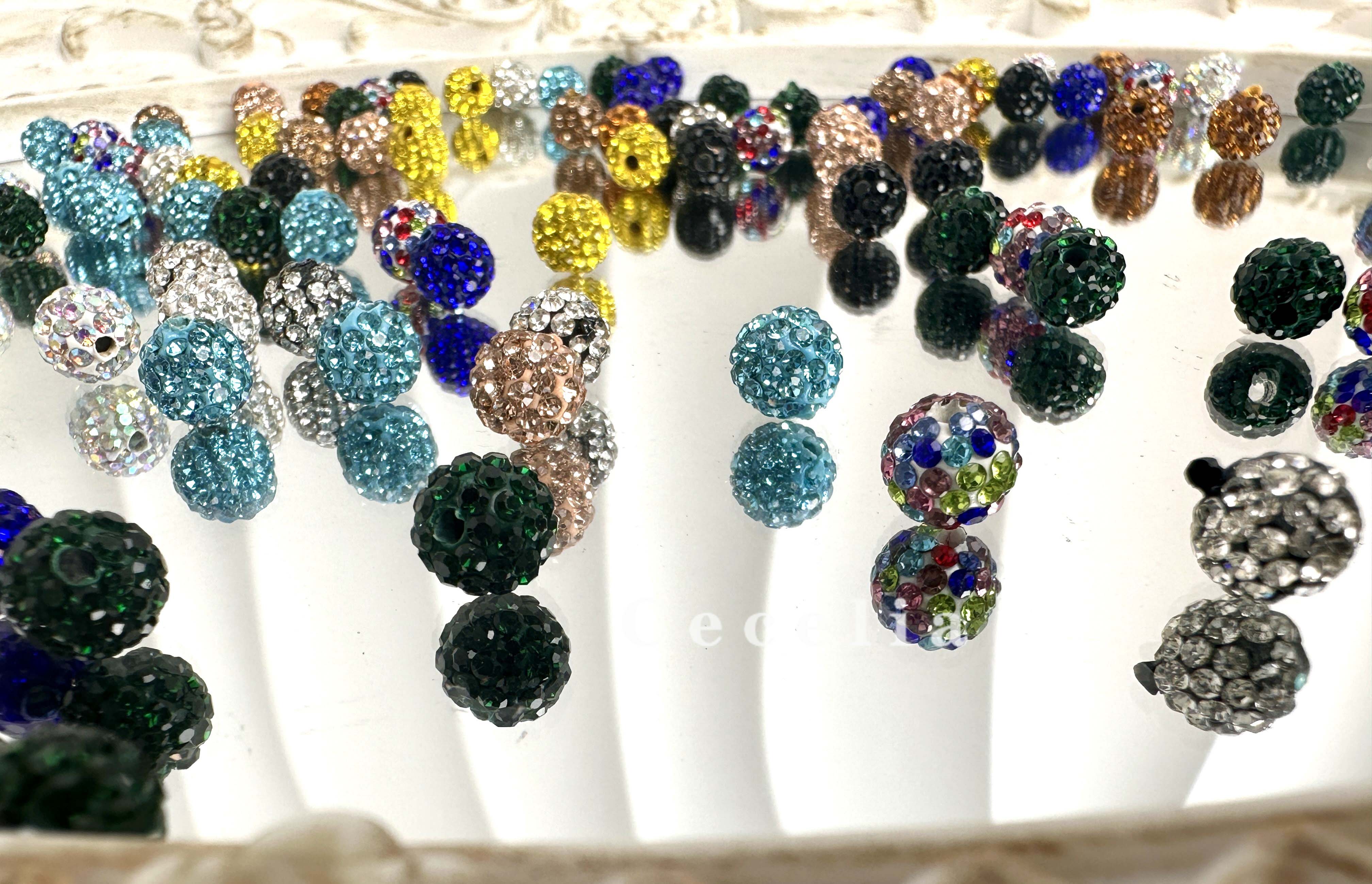 Rhinestone Beads for DIY Pen or DIY Phone Chain Key Chain Bracelet Necklace#RB1613#