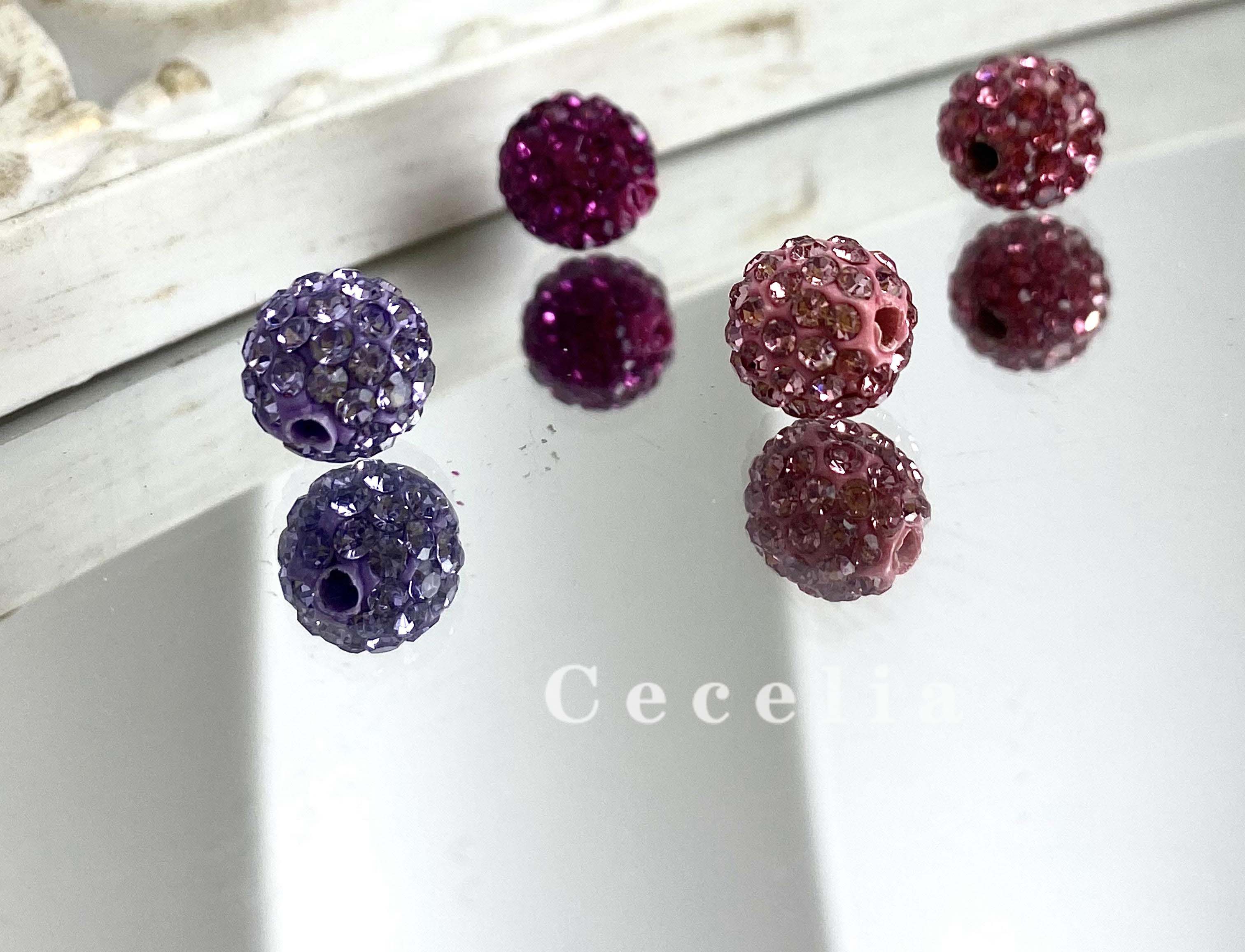 Rhinestone Beads for DIY Pen or DIY Phone Chain Key Chain Bracelet Necklace#RB1619#