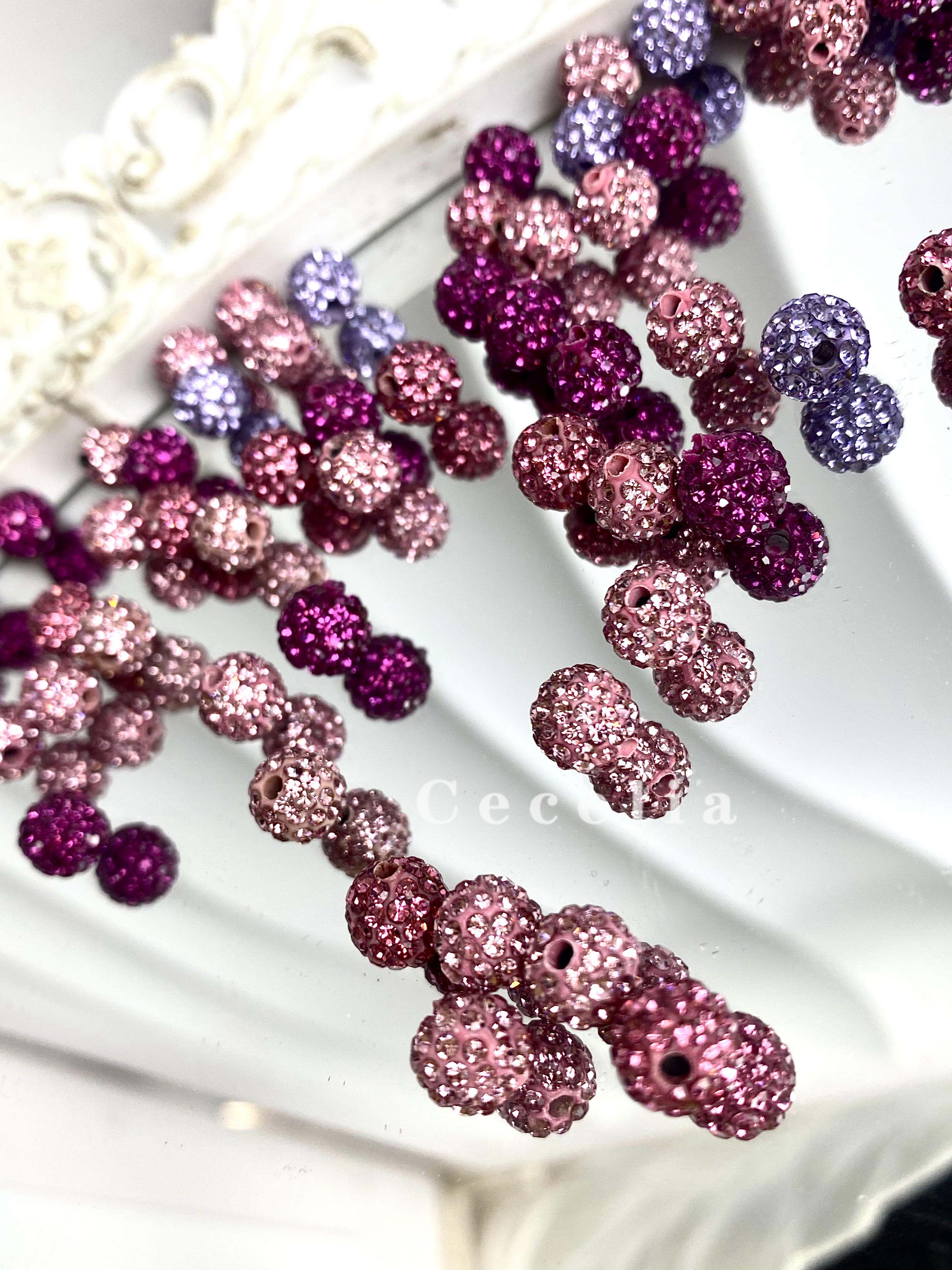 Rhinestone Beads for DIY Pen or DIY Phone Chain Key Chain Bracelet Necklace#RB1619#