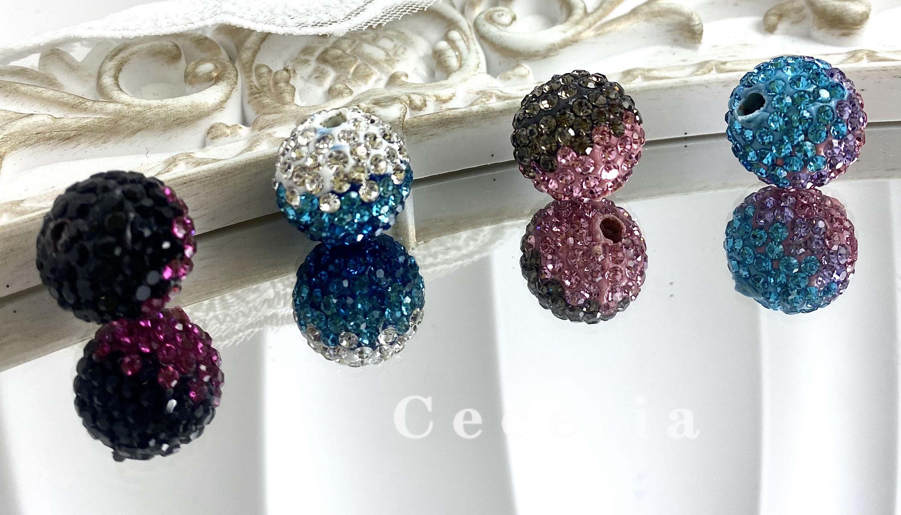 Rhinestone Beads for DIY Pen or DIY Phone Chain Key Chain Bracelet Necklace#RB1618#