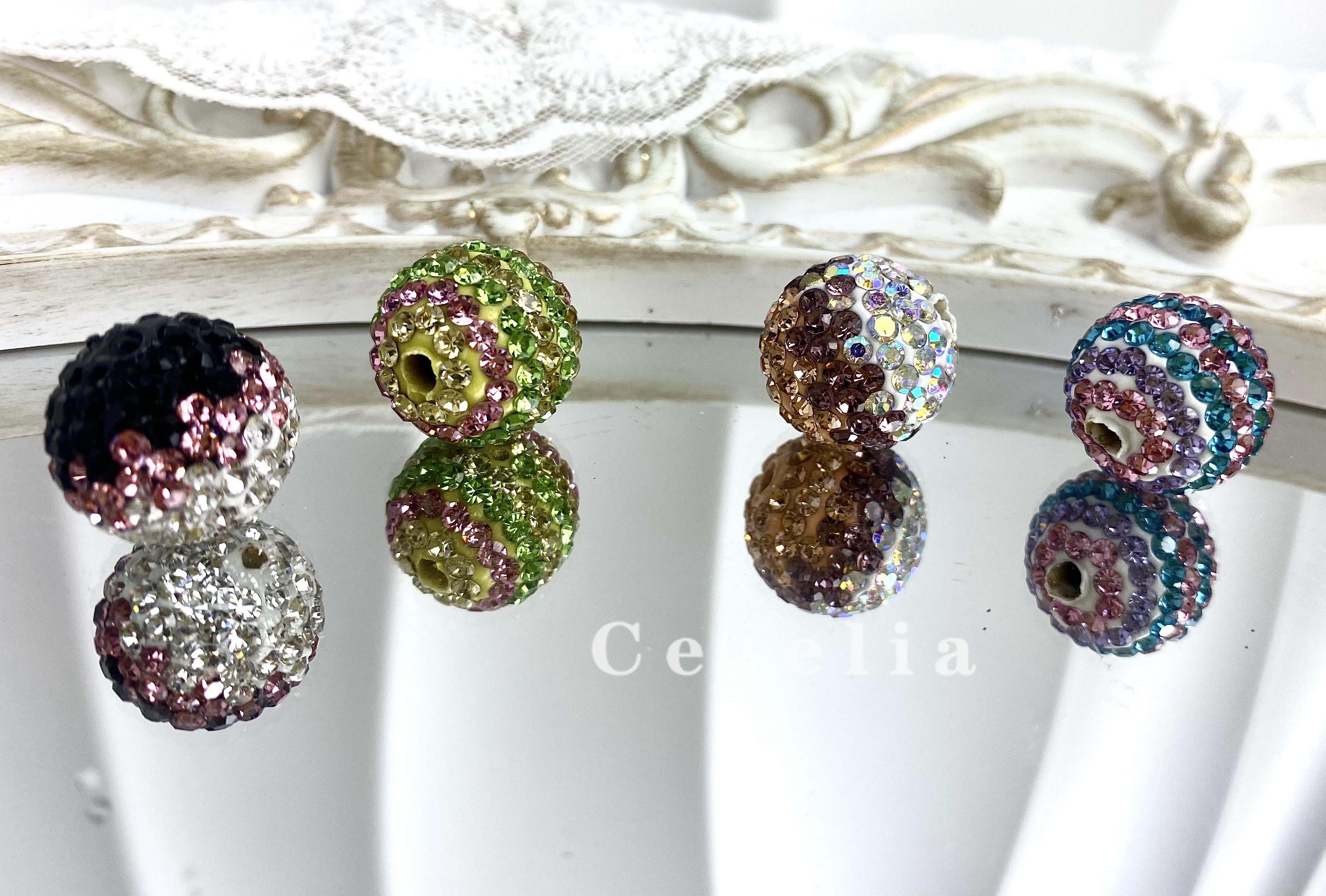 Rhinestone Beads for DIY Pen or DIY Phone Chain Key Chain Bracelet Necklace#RB1615#