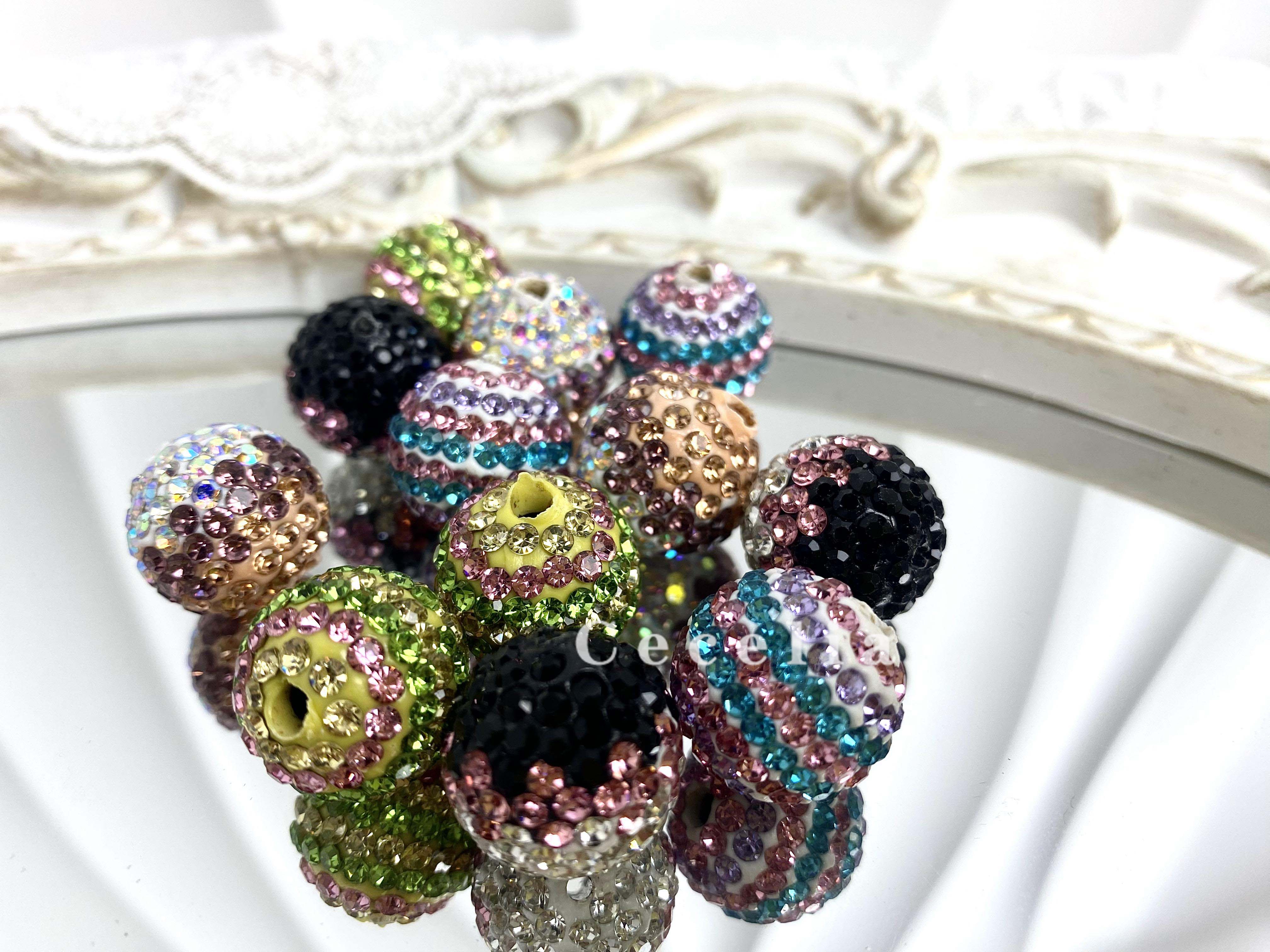 Rhinestone Beads for DIY Pen or DIY Phone Chain Key Chain Bracelet Necklace#RB1615#