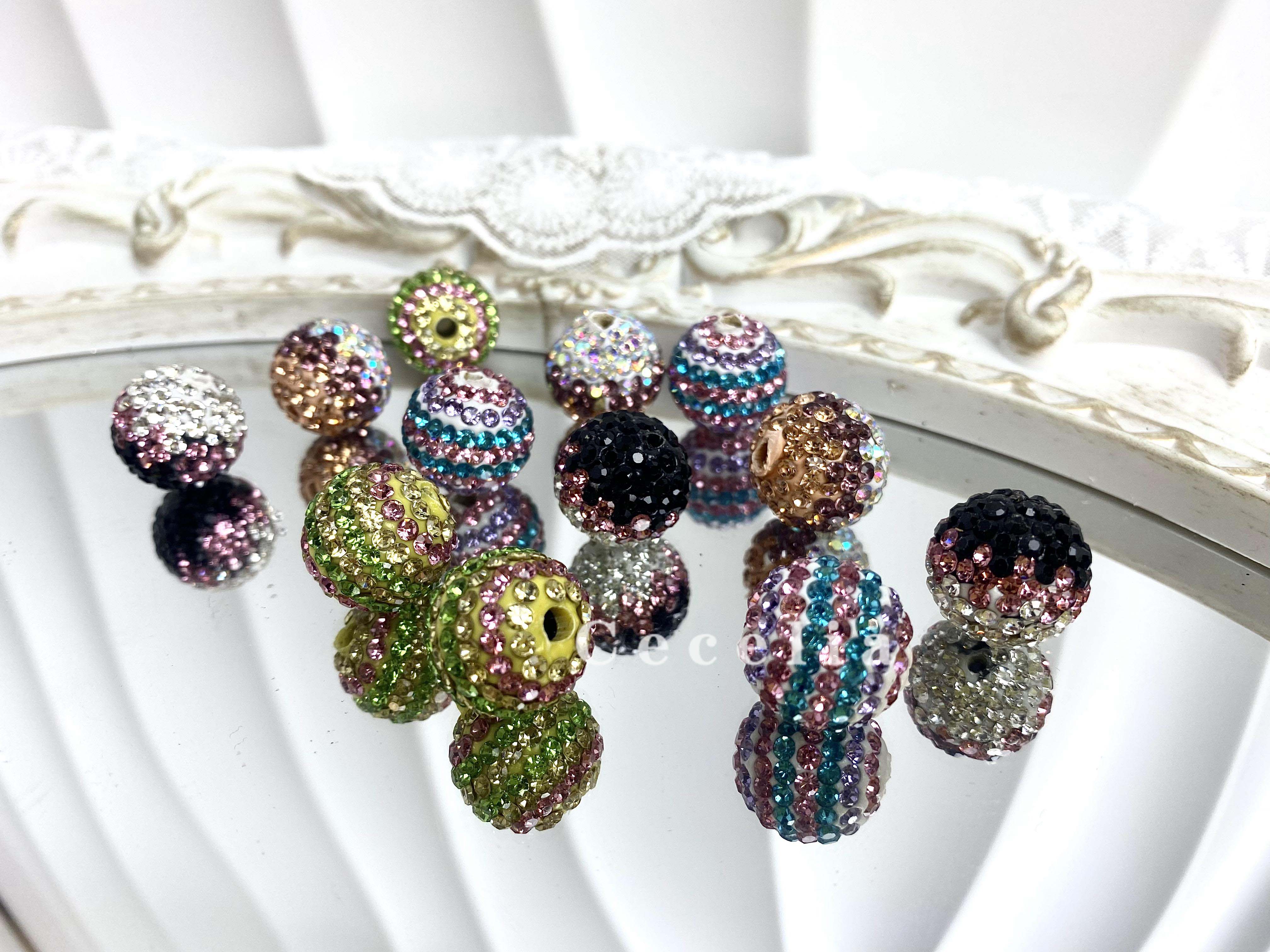 Rhinestone Beads for DIY Pen or DIY Phone Chain Key Chain Bracelet Necklace#RB1615#