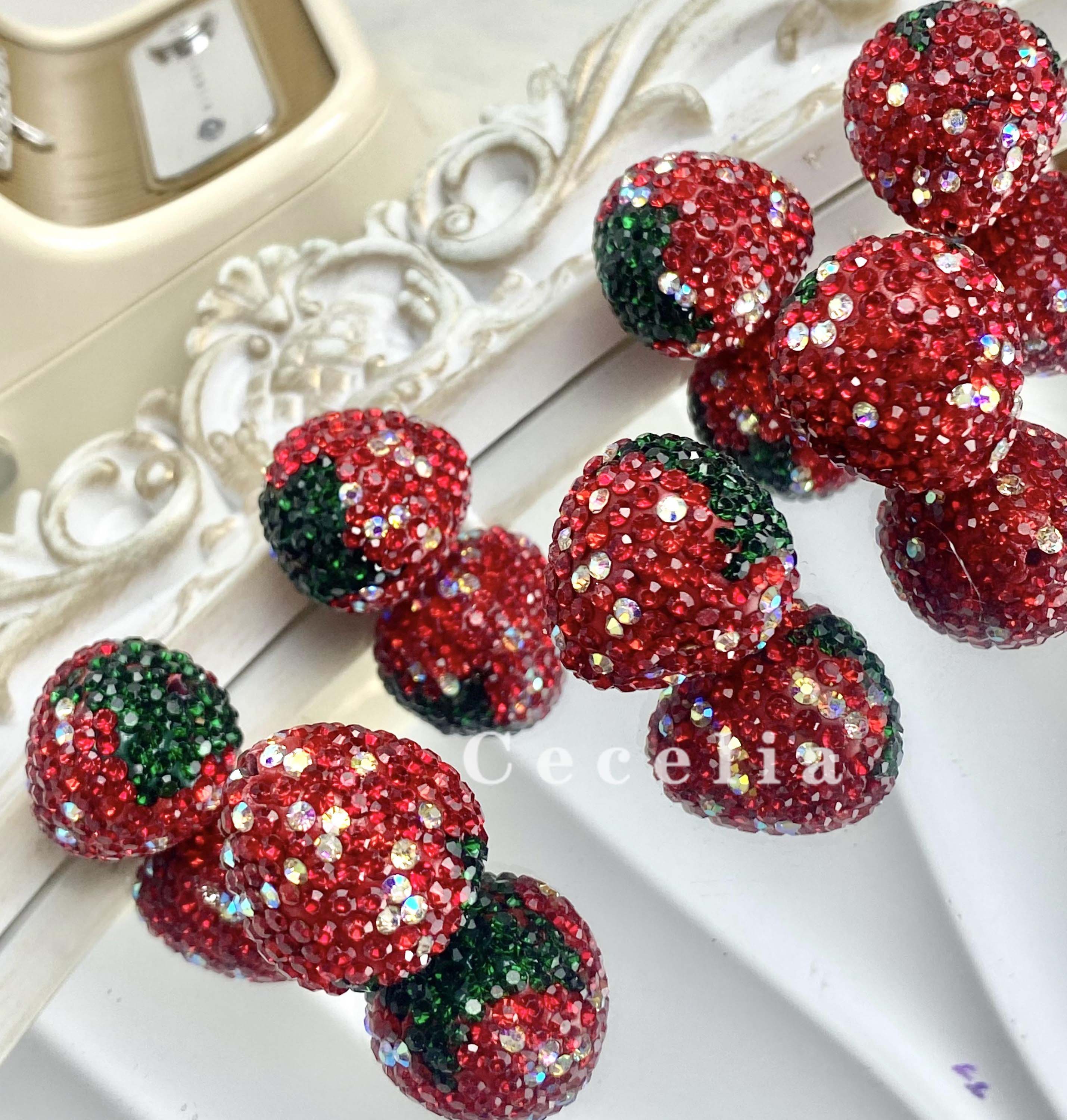 Rhinestone Beads for DIY Pen or DIY Phone Chain Key Chain Bracelet Necklace test #RB1641#