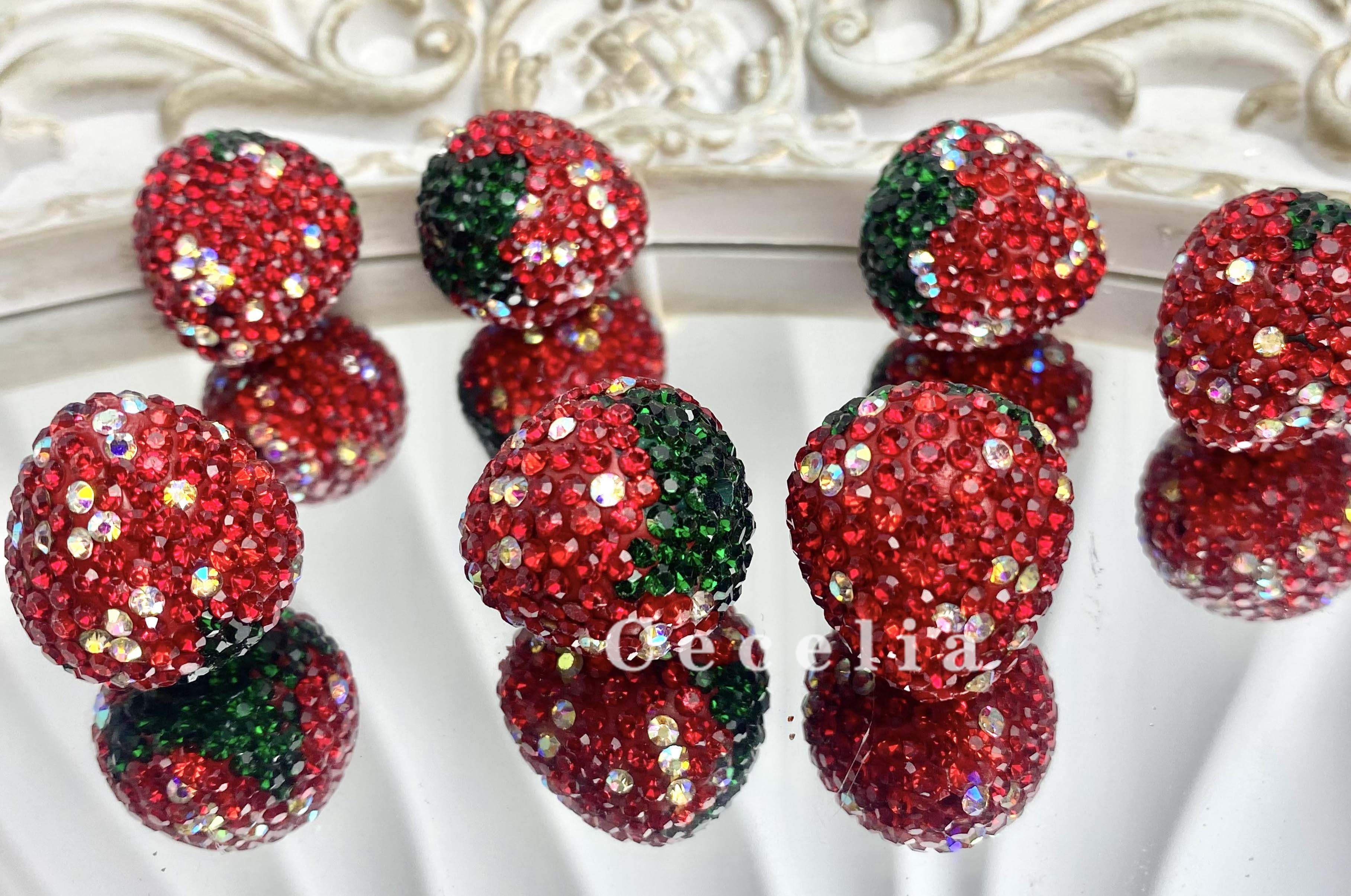 Rhinestone Beads for DIY Pen or DIY Phone Chain Key Chain Bracelet Necklace test #RB1641#