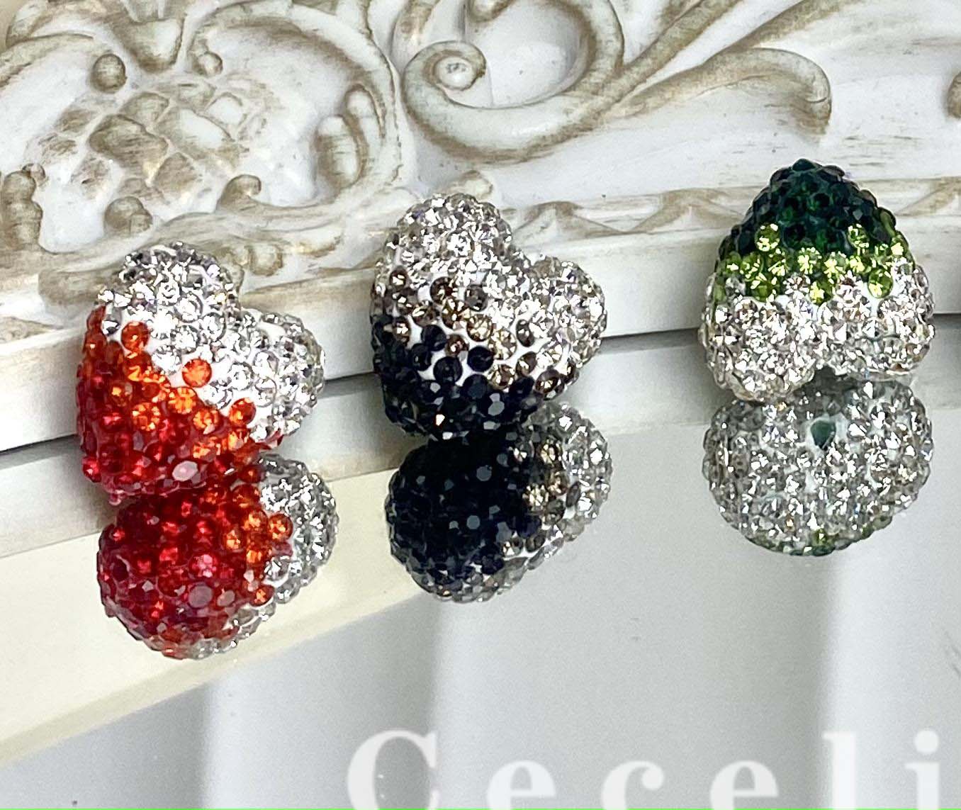 Rhinestone Beads for DIY Pen or DIY Phone Chain Key Chain Bracelet Necklace#RB1635#