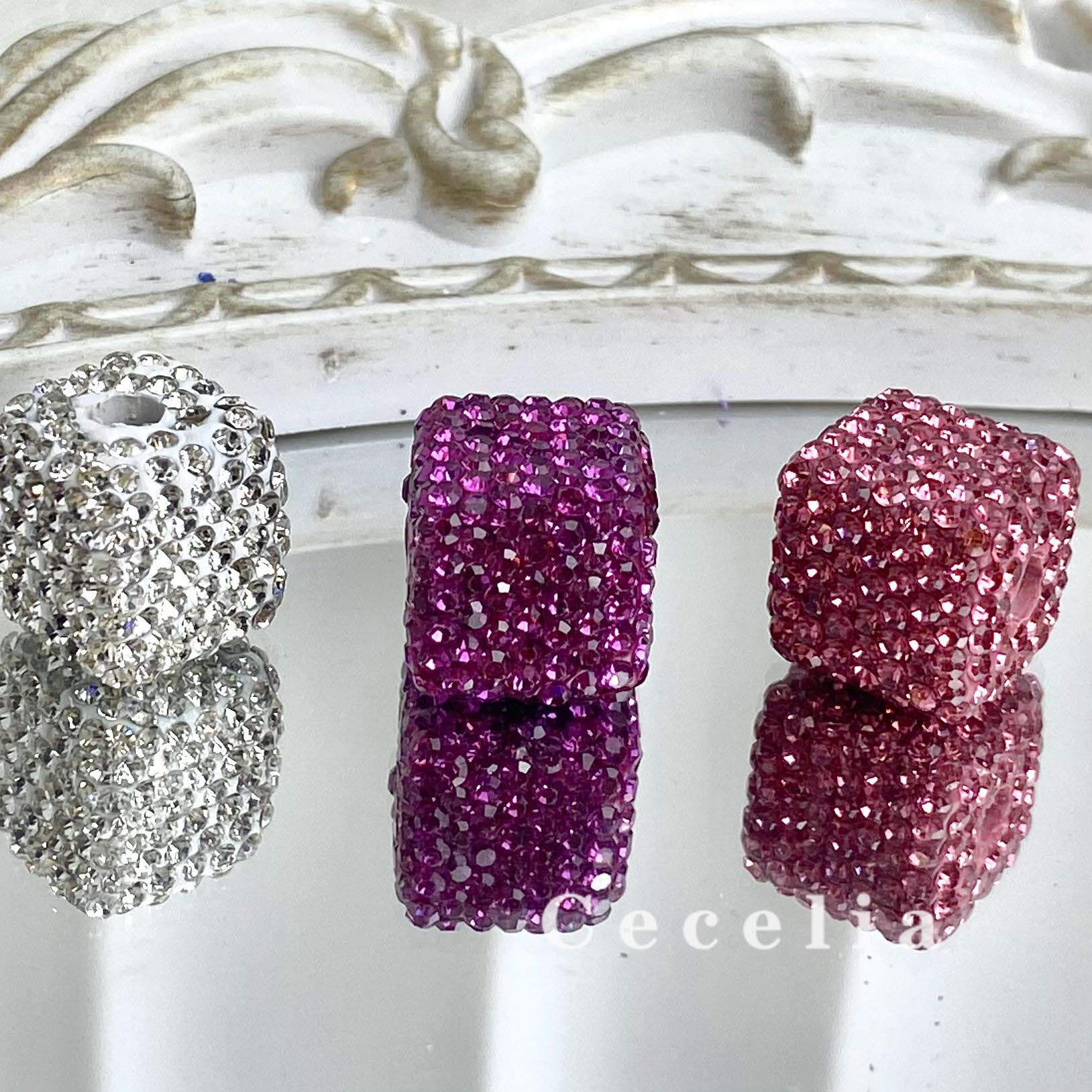 Rhinestone Beads for DIY Pen or DIY Phone Chain Key Chain Bracelet Necklace#RB1644#