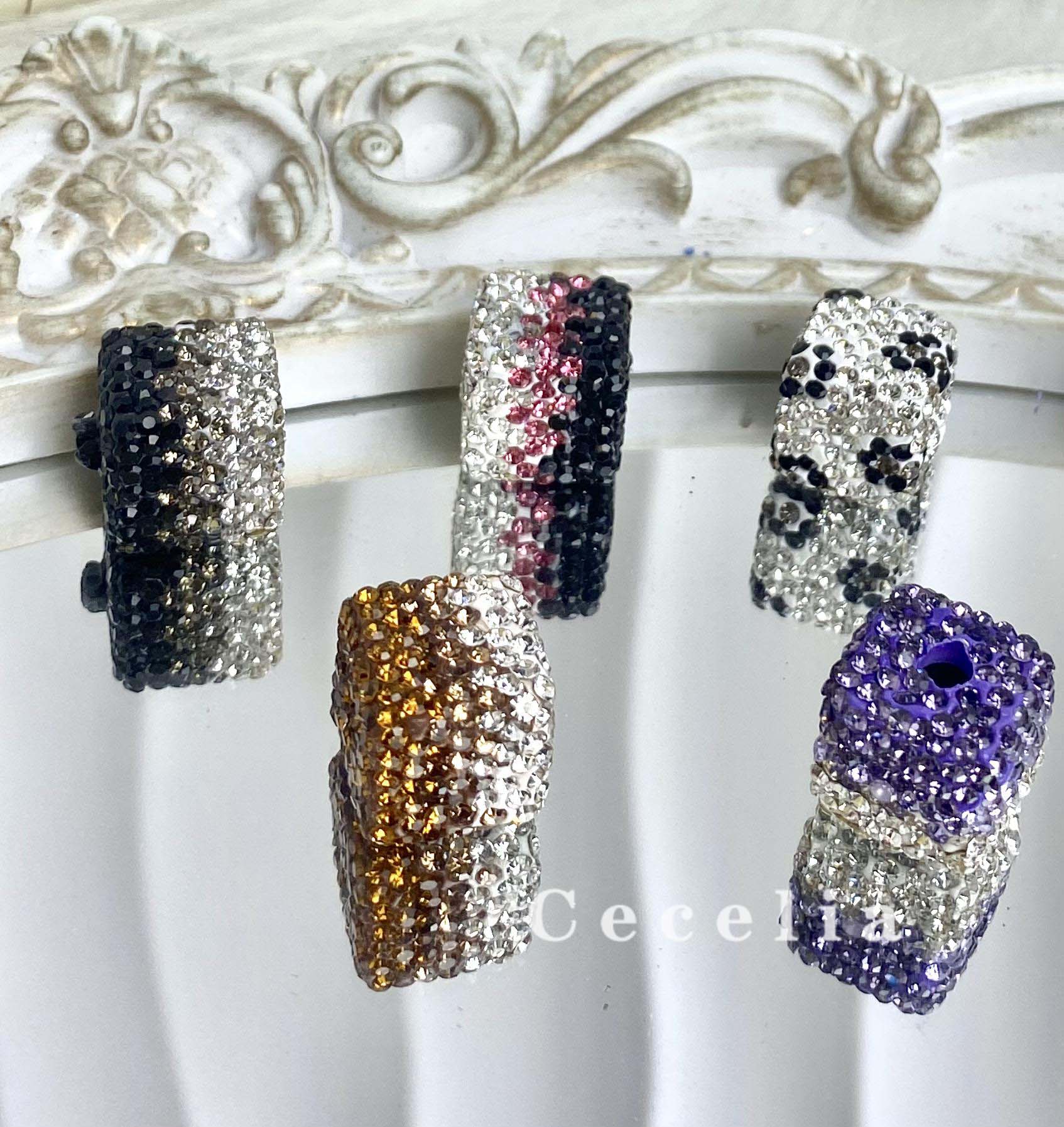 Rhinestone Beads for DIY Pen or DIY Phone Chain Key Chain Bracelet Necklace#RB1646#