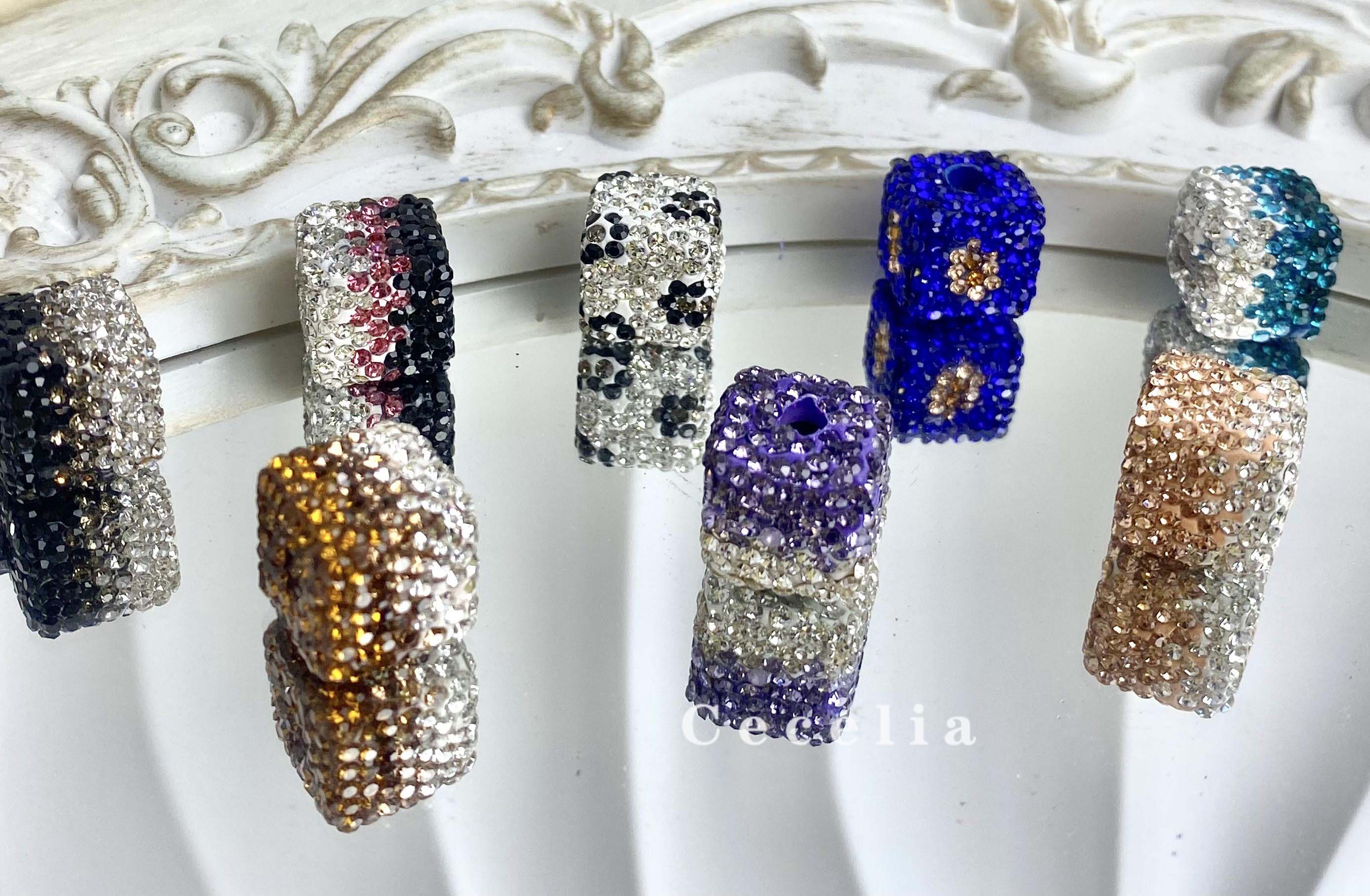 Rhinestone Beads for DIY Pen or DIY Phone Chain Key Chain Bracelet Necklace#RB1646#