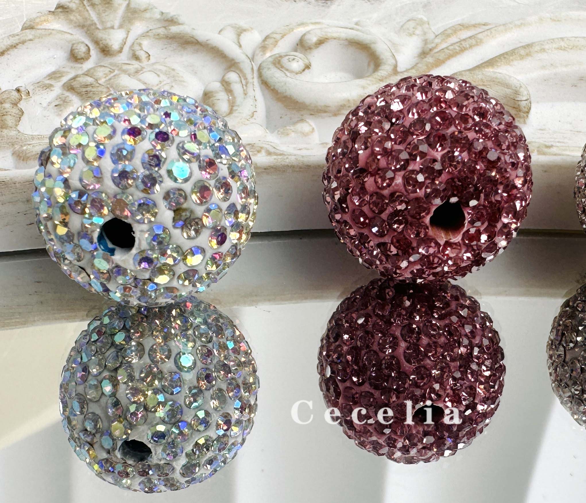 Rhinestone Beads for DIY Pen or DIY Phone Chain Key Chain Bracelet Necklace#RB1649#