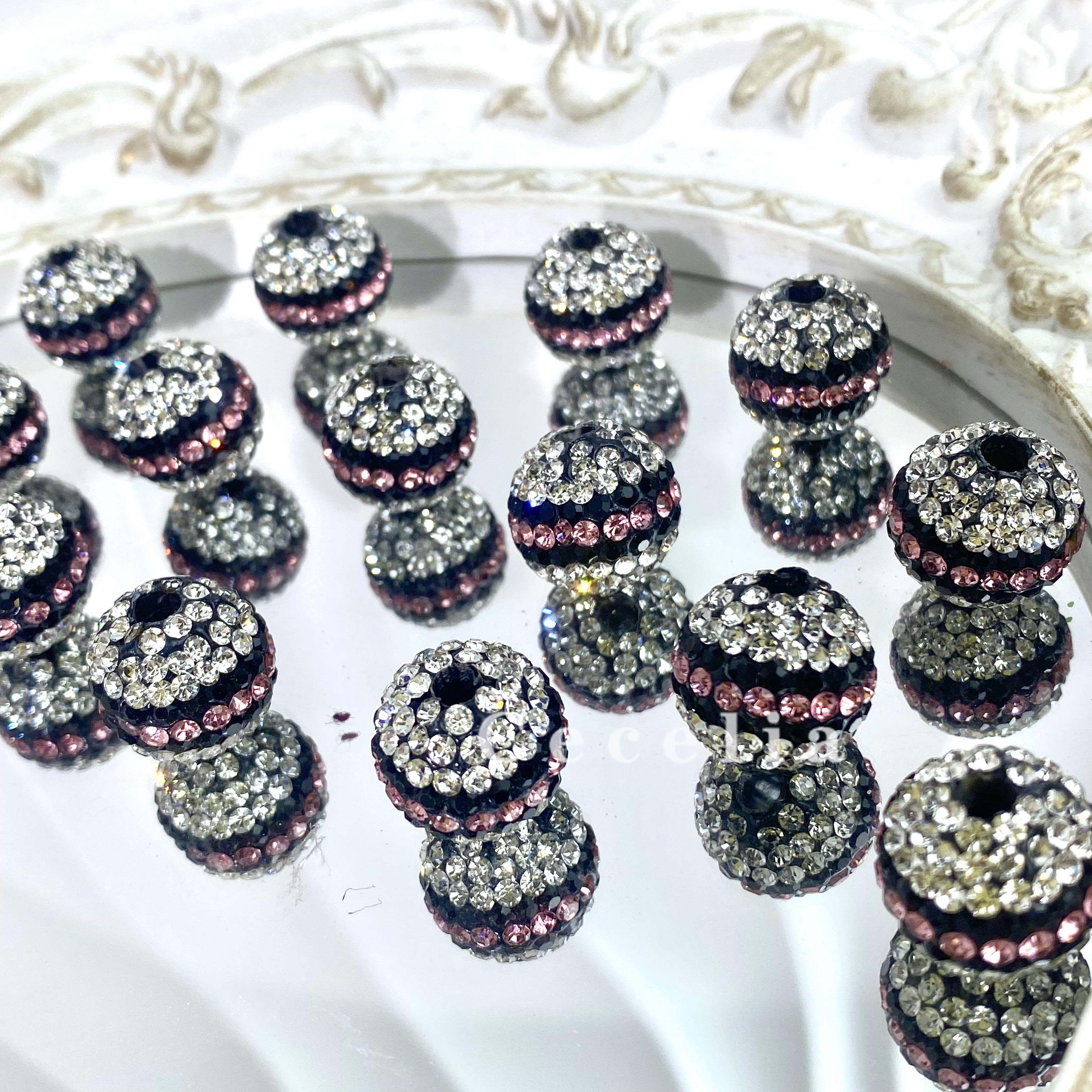 Rhinestone Beads for DIY Pen or DIY Phone Chain Key Chain Bracelet Necklace#RB1617#