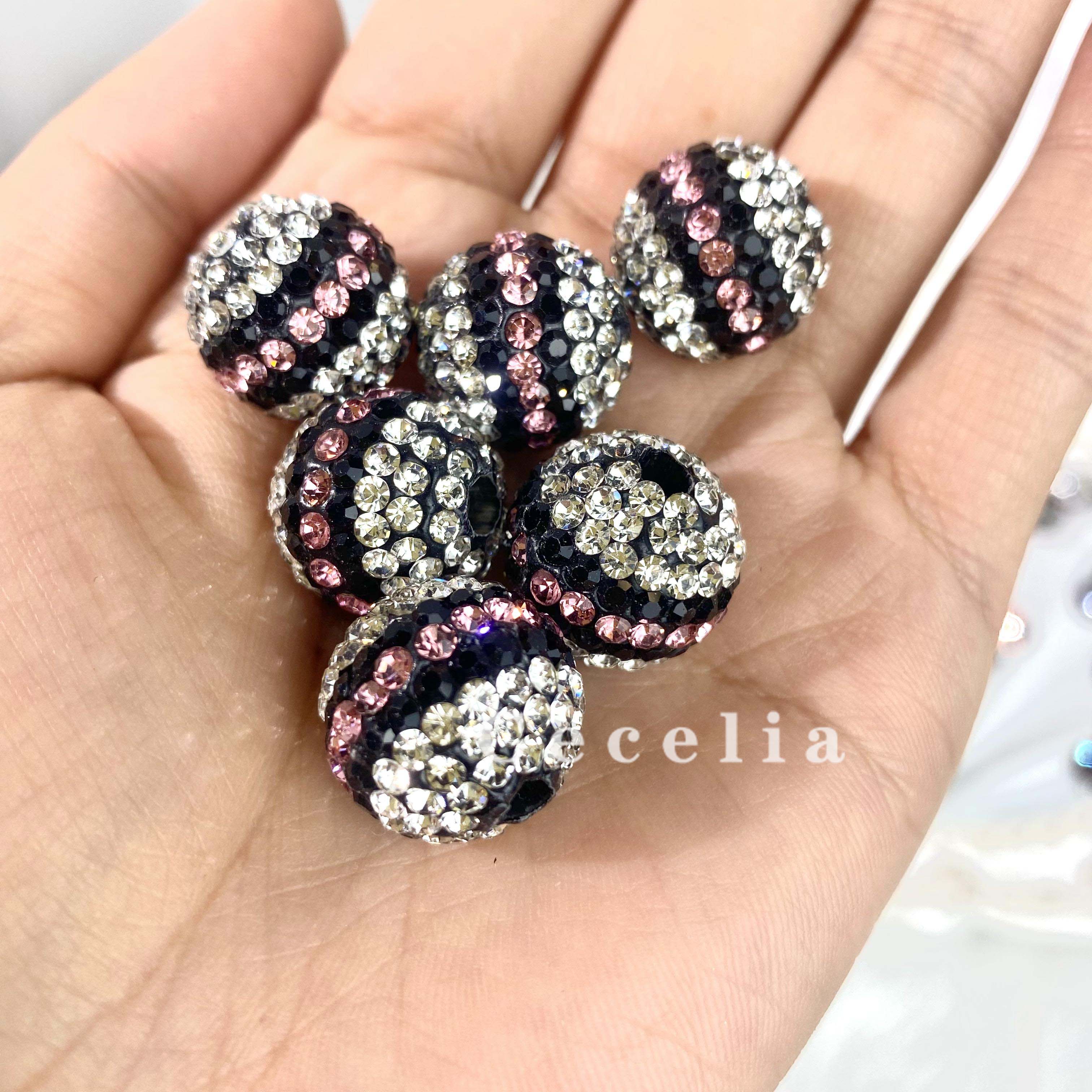 Rhinestone Beads for DIY Pen or DIY Phone Chain Key Chain Bracelet Necklace#RB1617#