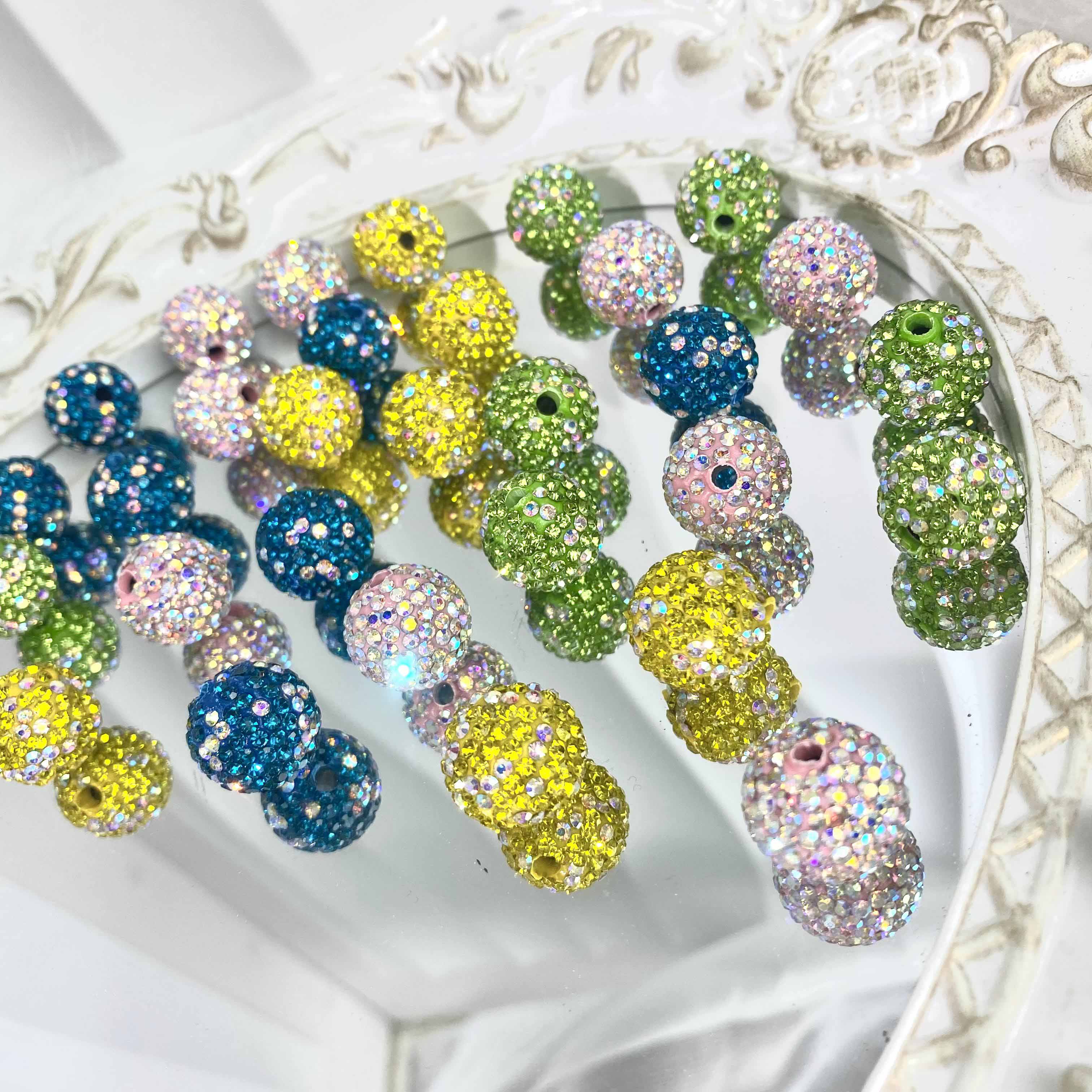 Rhinestone Beads for DIY Pen or DIY Phone Chain Key Chain Bracelet Necklace#RB1604#