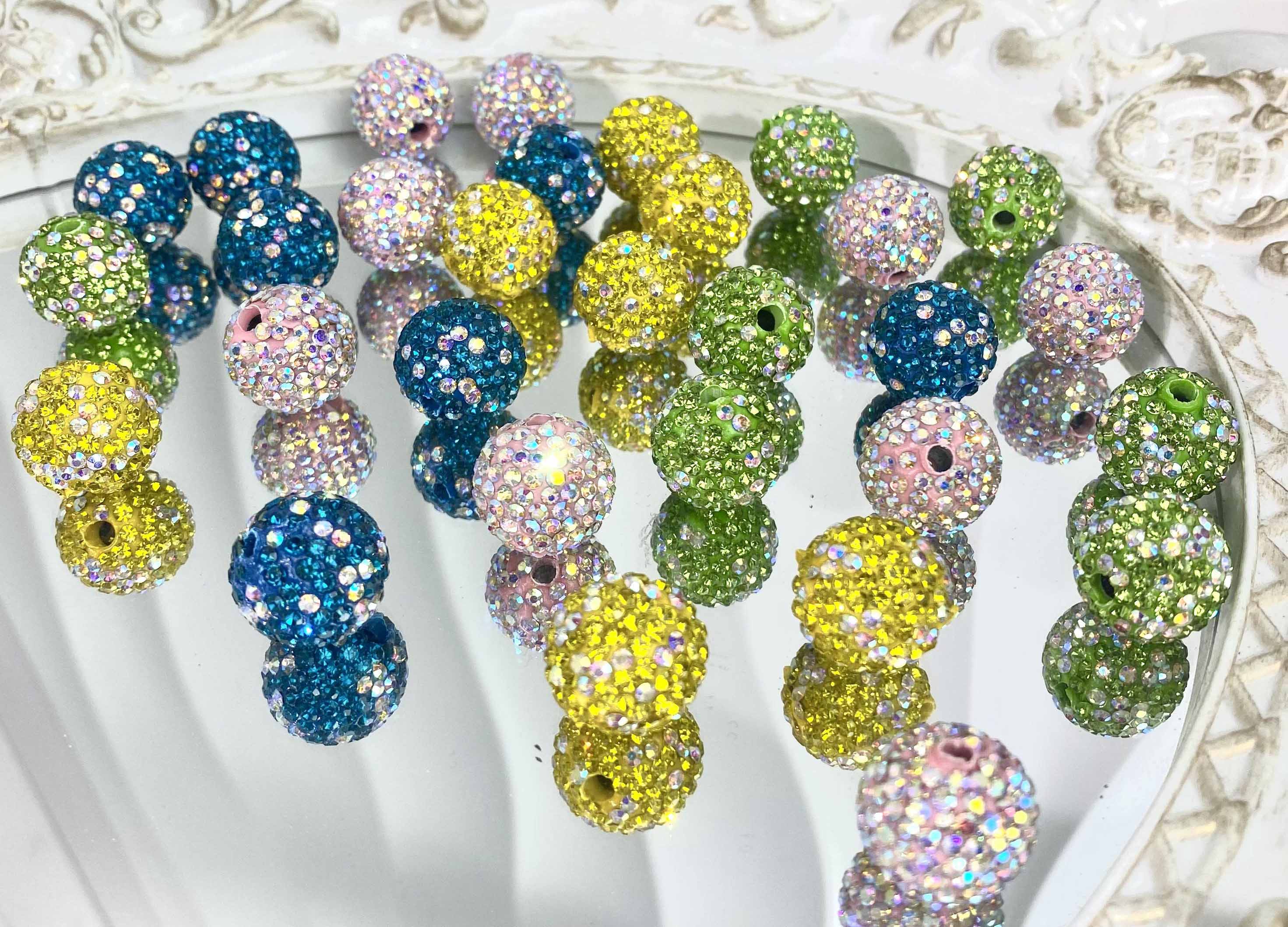 Rhinestone Beads for DIY Pen or DIY Phone Chain Key Chain Bracelet Necklace#RB1604#