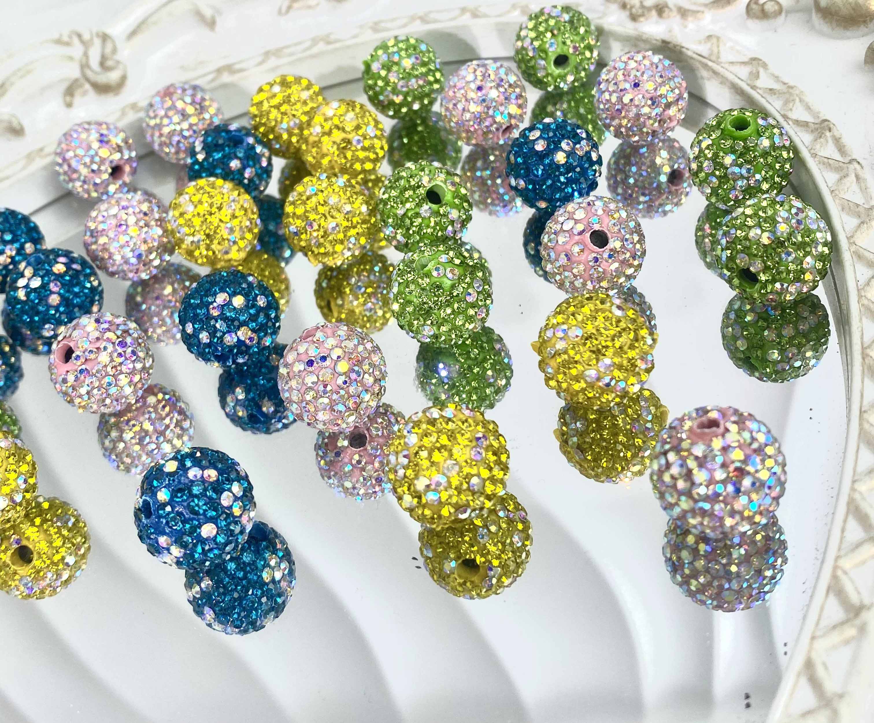 Rhinestone Beads for DIY Pen or DIY Phone Chain Key Chain Bracelet Necklace#RB1604#