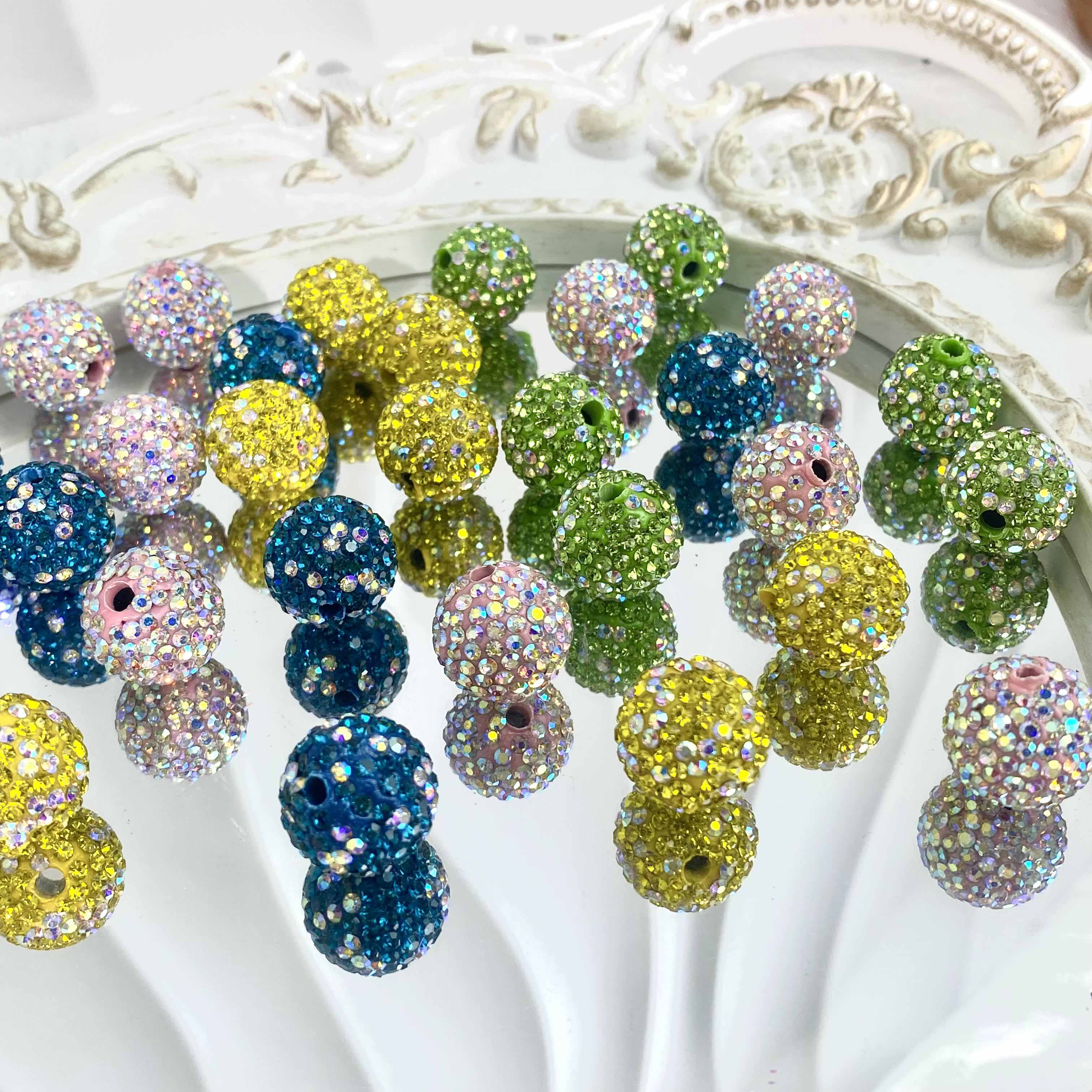 Rhinestone Beads for DIY Pen or DIY Phone Chain Key Chain Bracelet Necklace#RB1604#