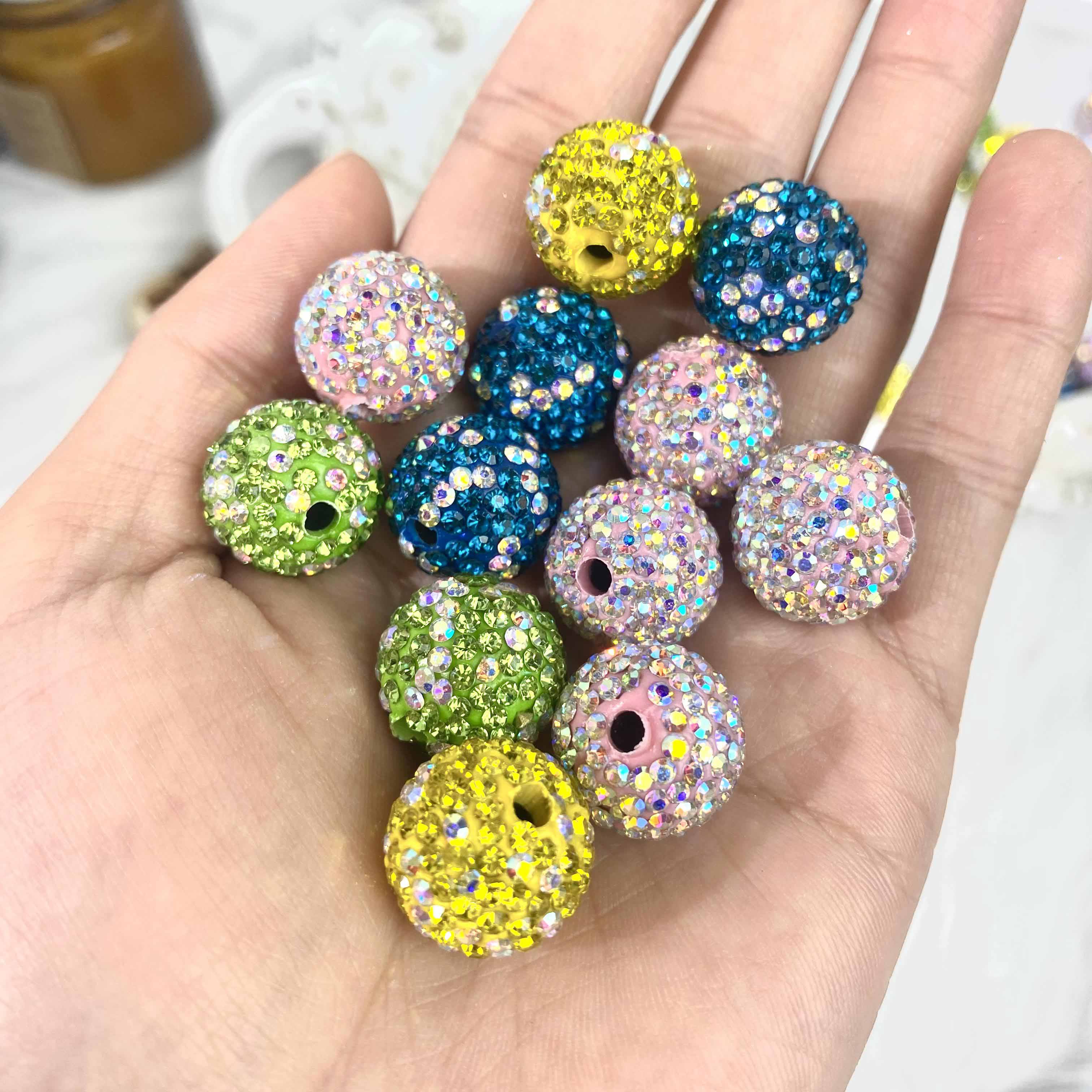 Rhinestone Beads for DIY Pen or DIY Phone Chain Key Chain Bracelet Necklace#RB1604#