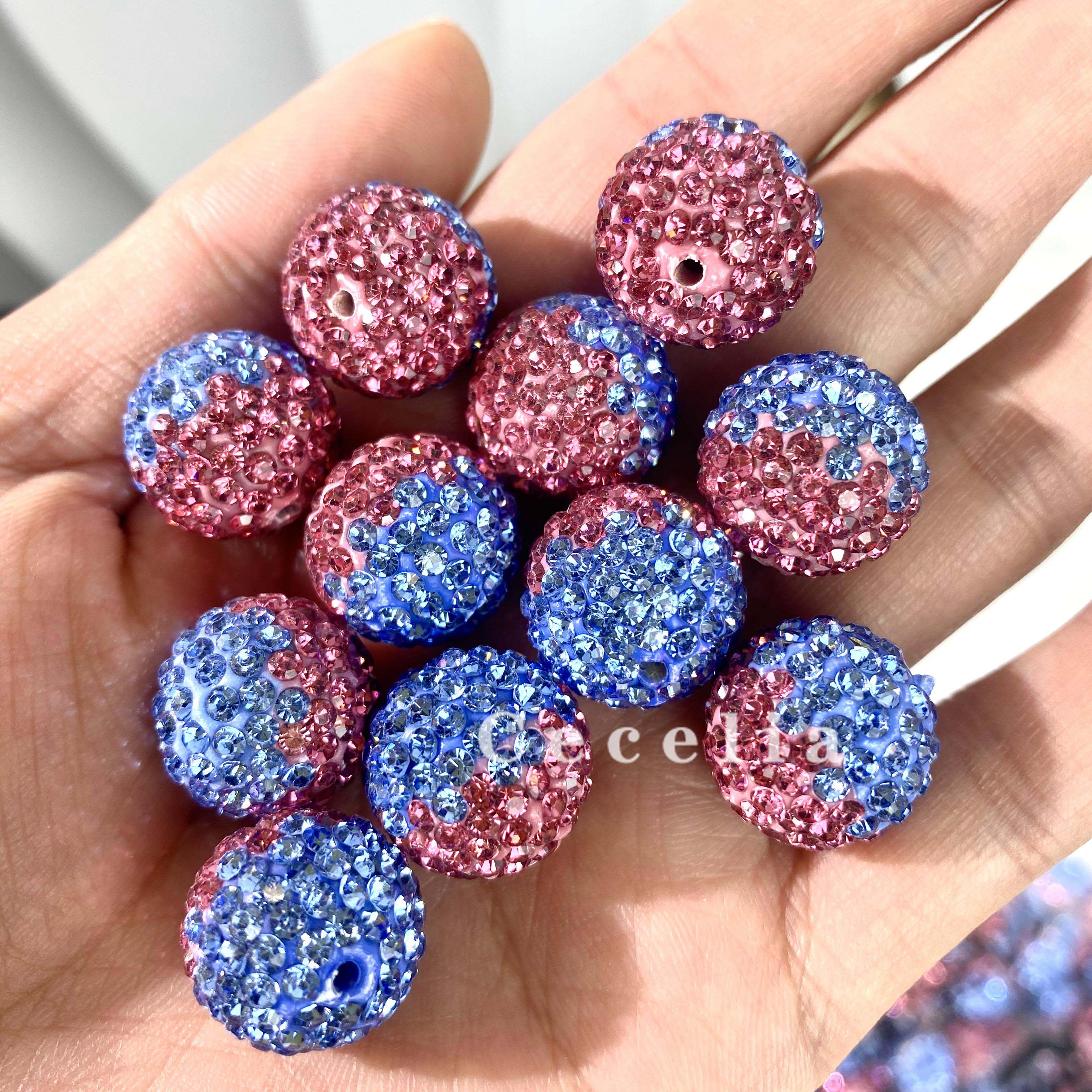 Rhinestone Beads for DIY Pen or DIY Phone Chain Key Chain Bracelet Necklace#RB1628#