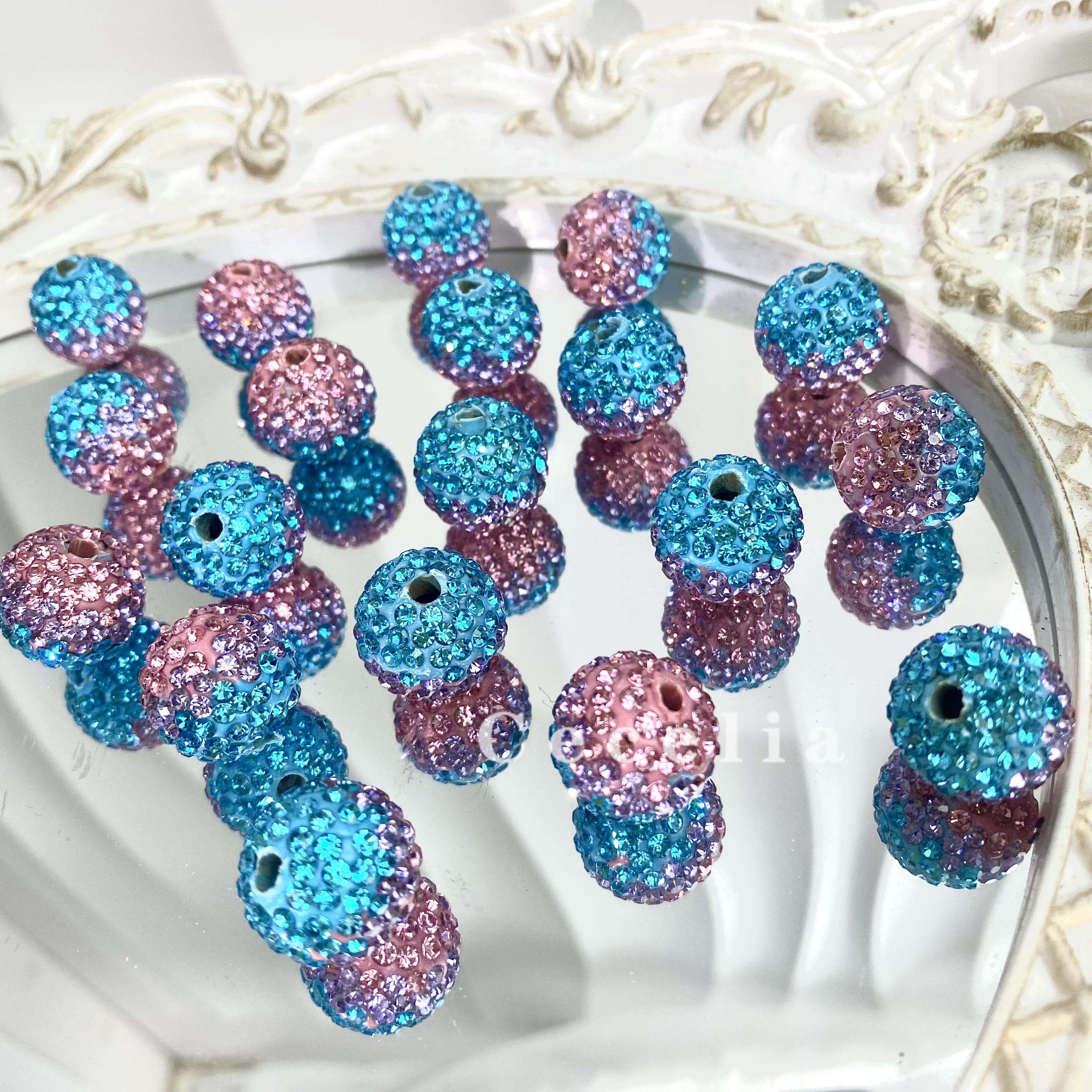 Rhinestone Beads for DIY Pen or DIY Phone Chain Key Chain Bracelet Necklace#RB1627#