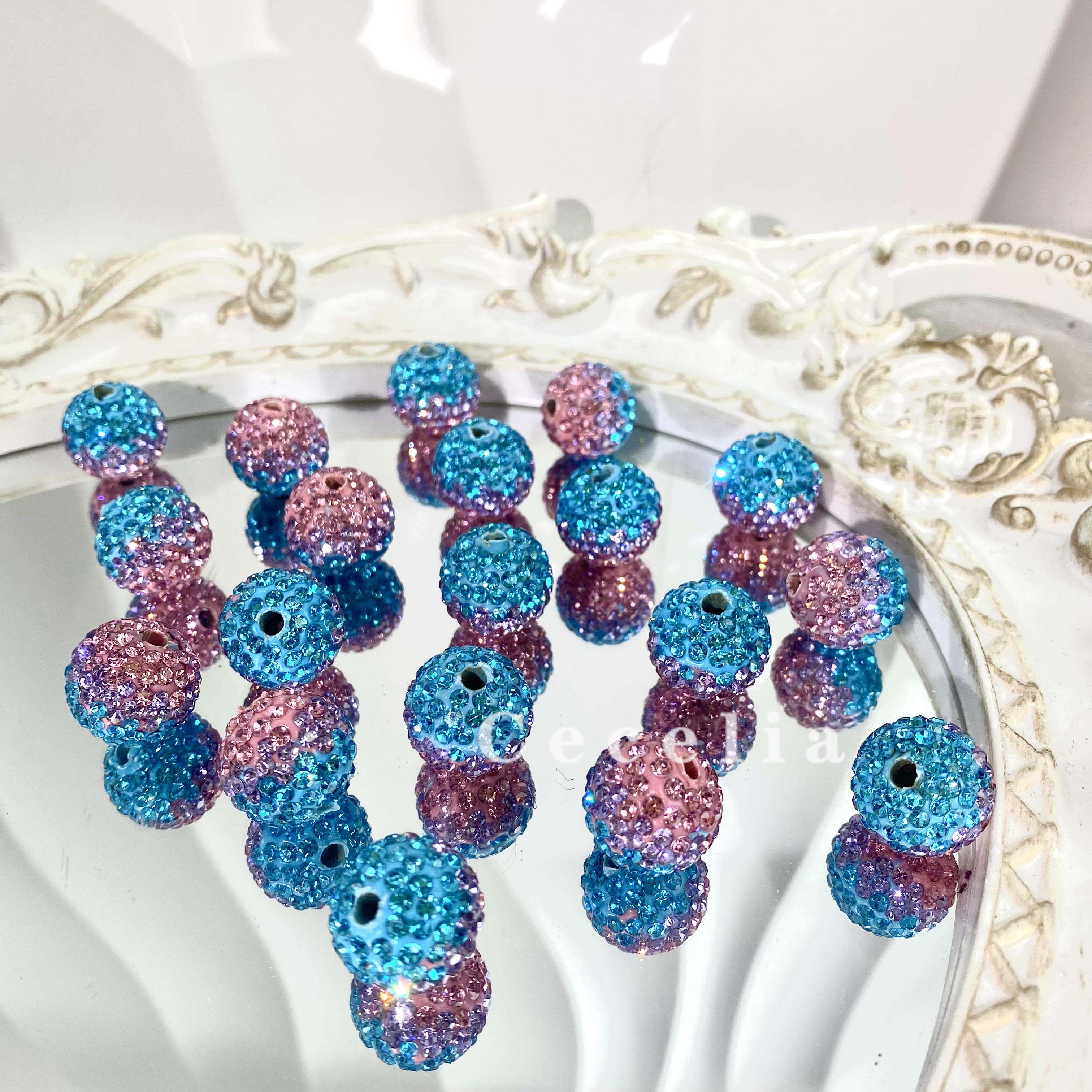 Rhinestone Beads for DIY Pen or DIY Phone Chain Key Chain Bracelet Necklace#RB1627#