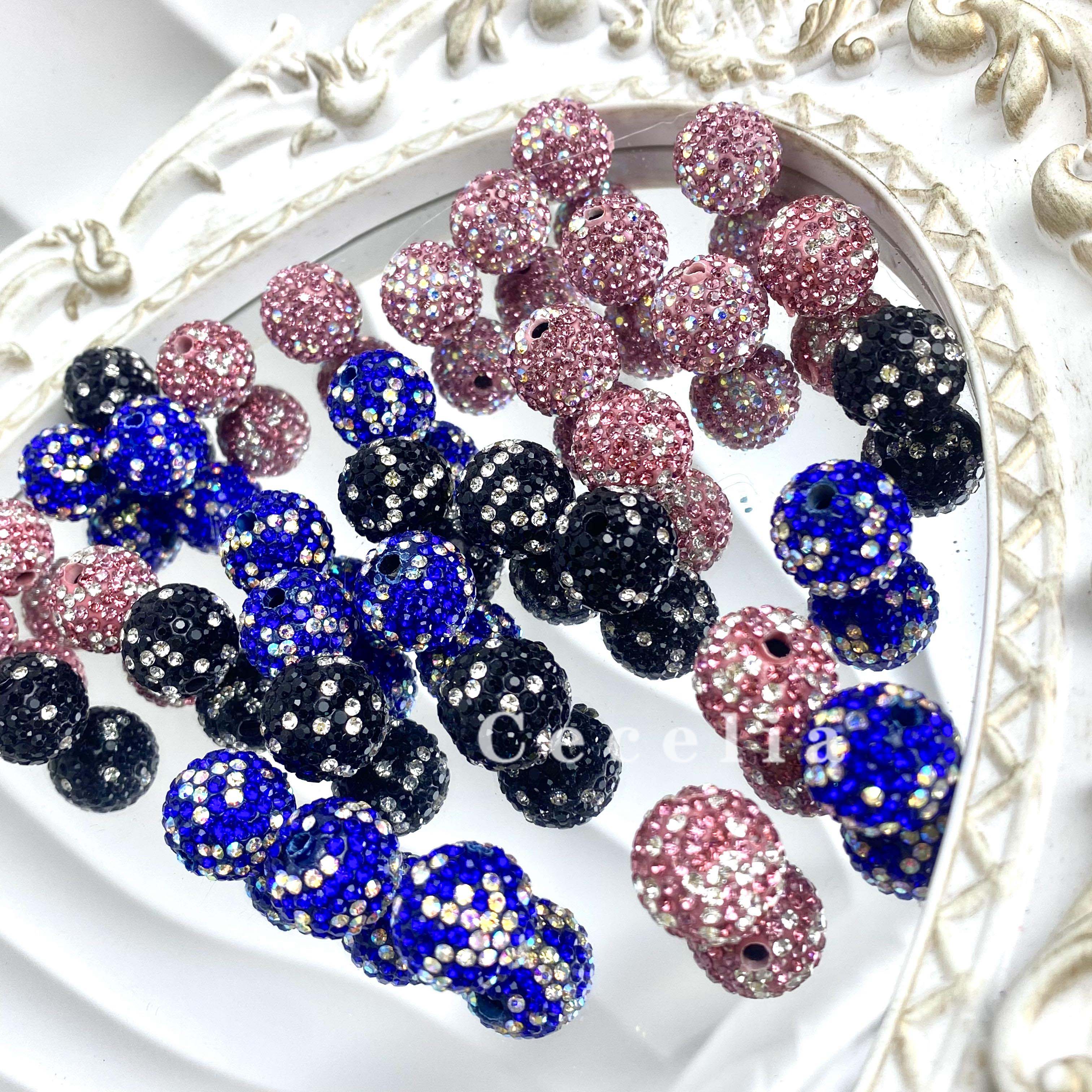 Rhinestone Beads for DIY Pen or DIY Phone Chain Key Chain Bracelet Necklace#RB1626#