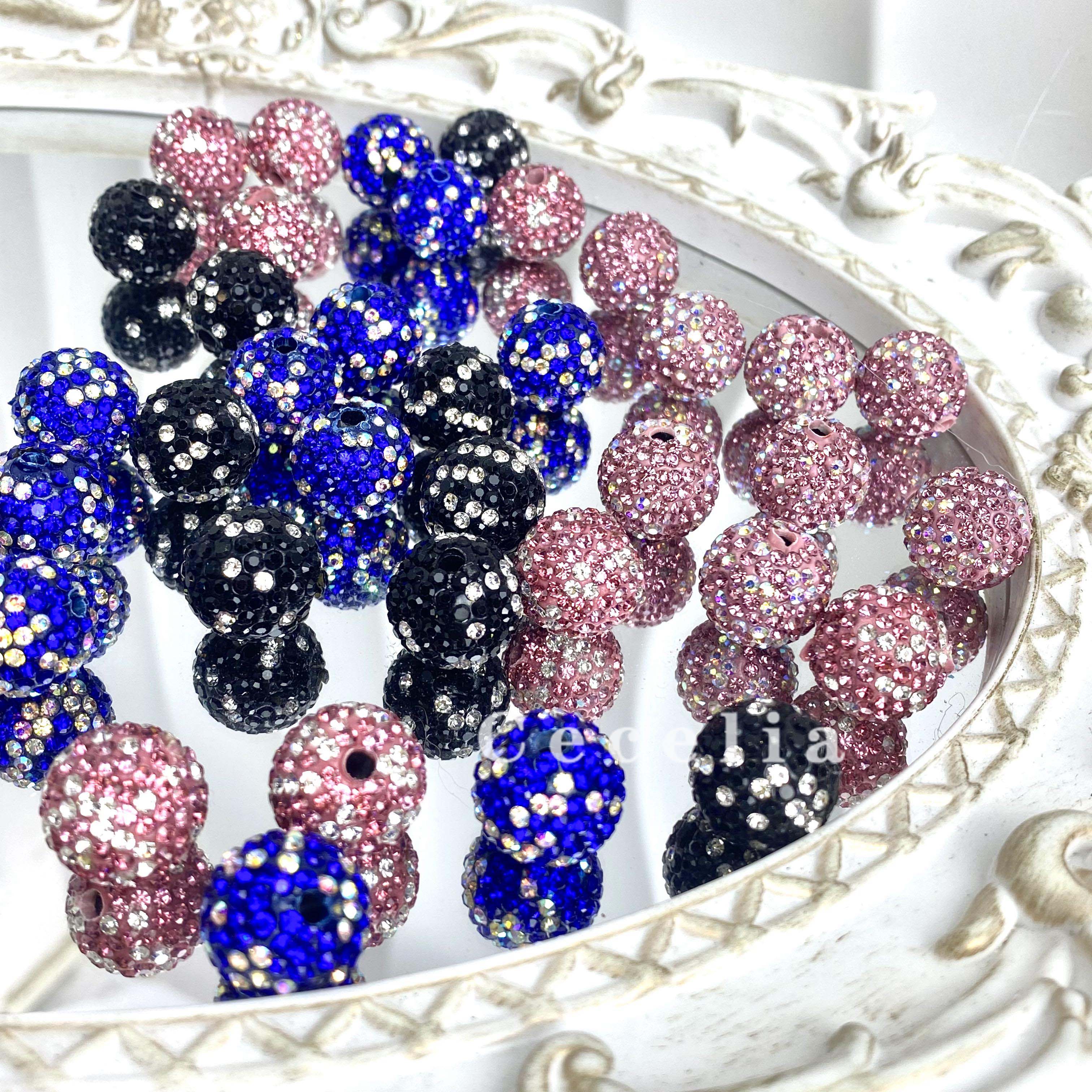 Rhinestone Beads for DIY Pen or DIY Phone Chain Key Chain Bracelet Necklace#RB1626#