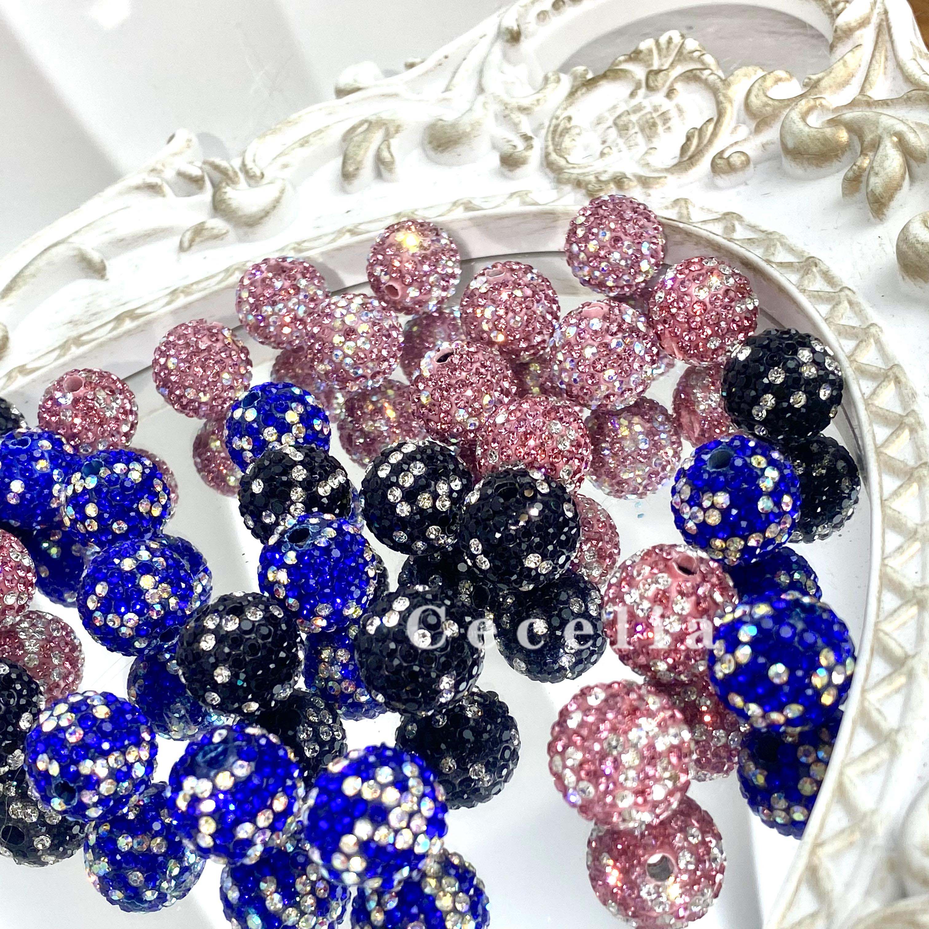 Rhinestone Beads for DIY Pen or DIY Phone Chain Key Chain Bracelet Necklace#RB1626#