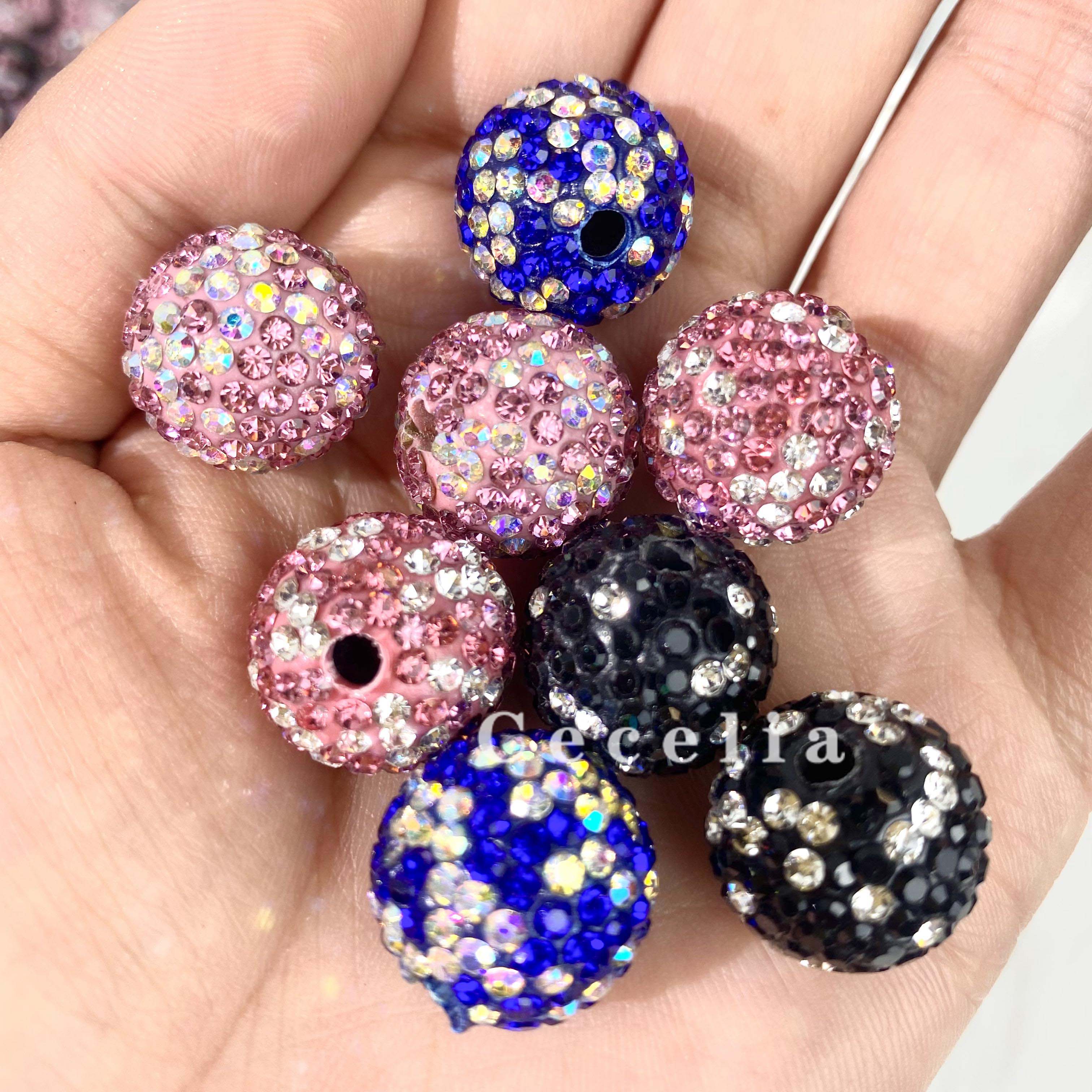 Rhinestone Beads for DIY Pen or DIY Phone Chain Key Chain Bracelet Necklace#RB1626#