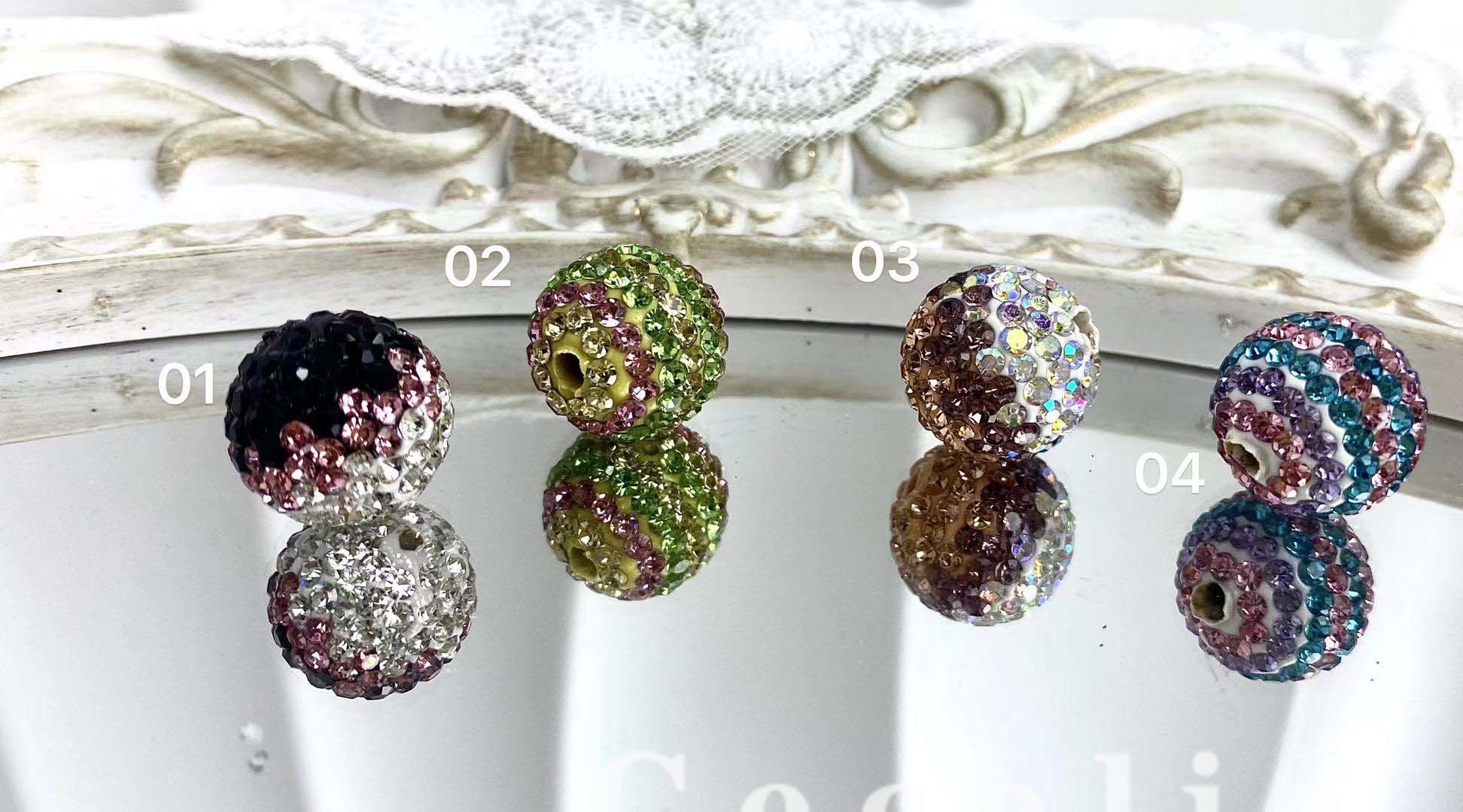 Rhinestone Beads for DIY Pen or DIY Phone Chain Key Chain Bracelet Necklace#RB1615#