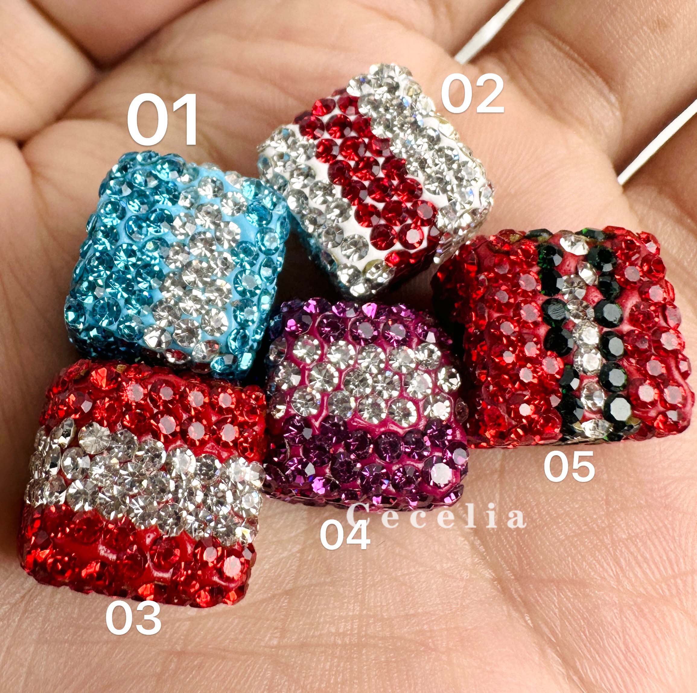 Rhinestone Beads for DIY Pen or DIY Phone Chain Key Chain Bracelet Necklace#RB1650#